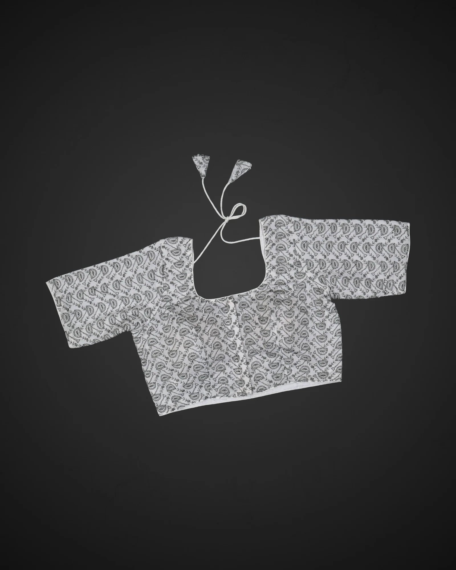 Cotton Back Design Readymade Blouse