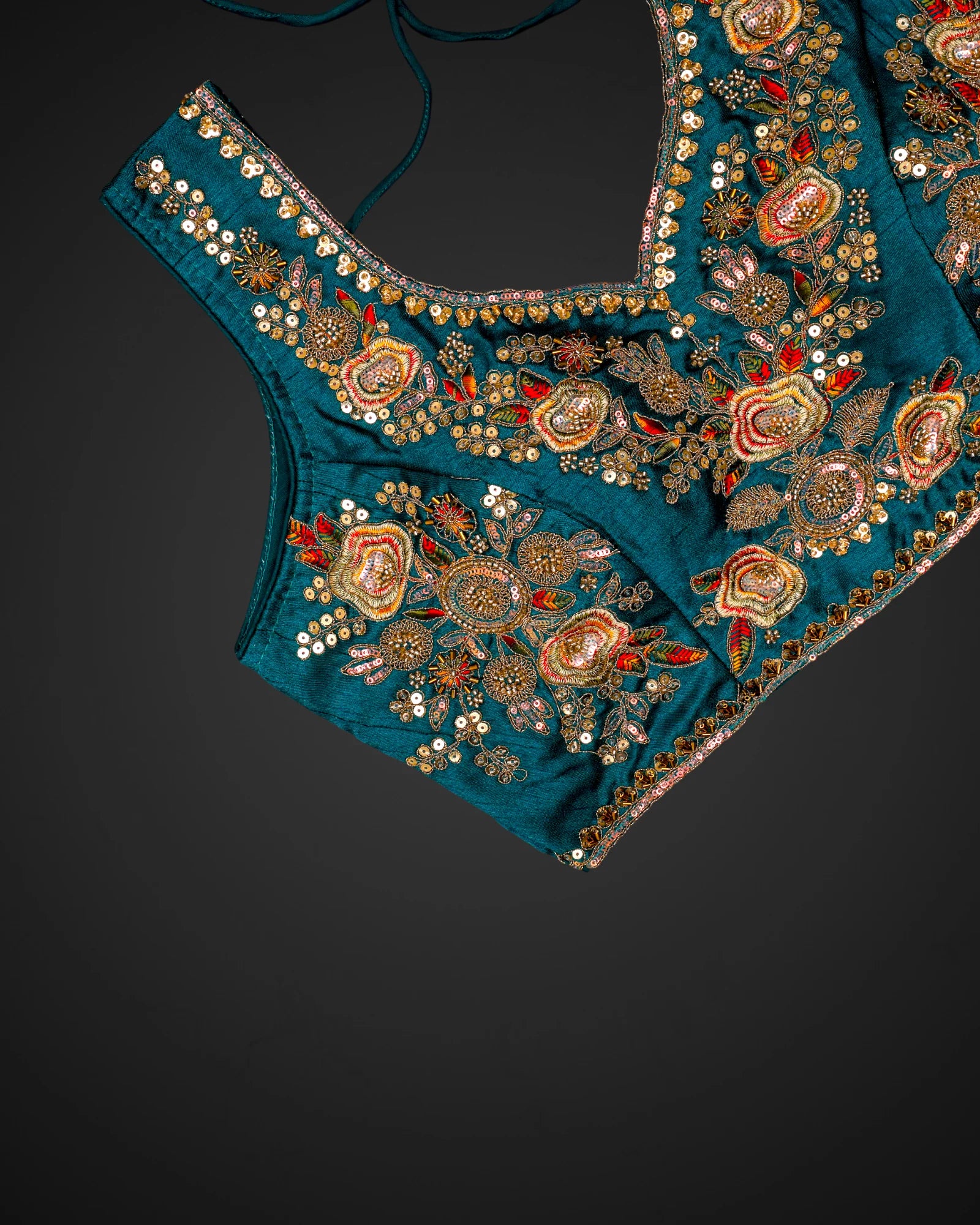 Luxe Silk Readymade Blouse