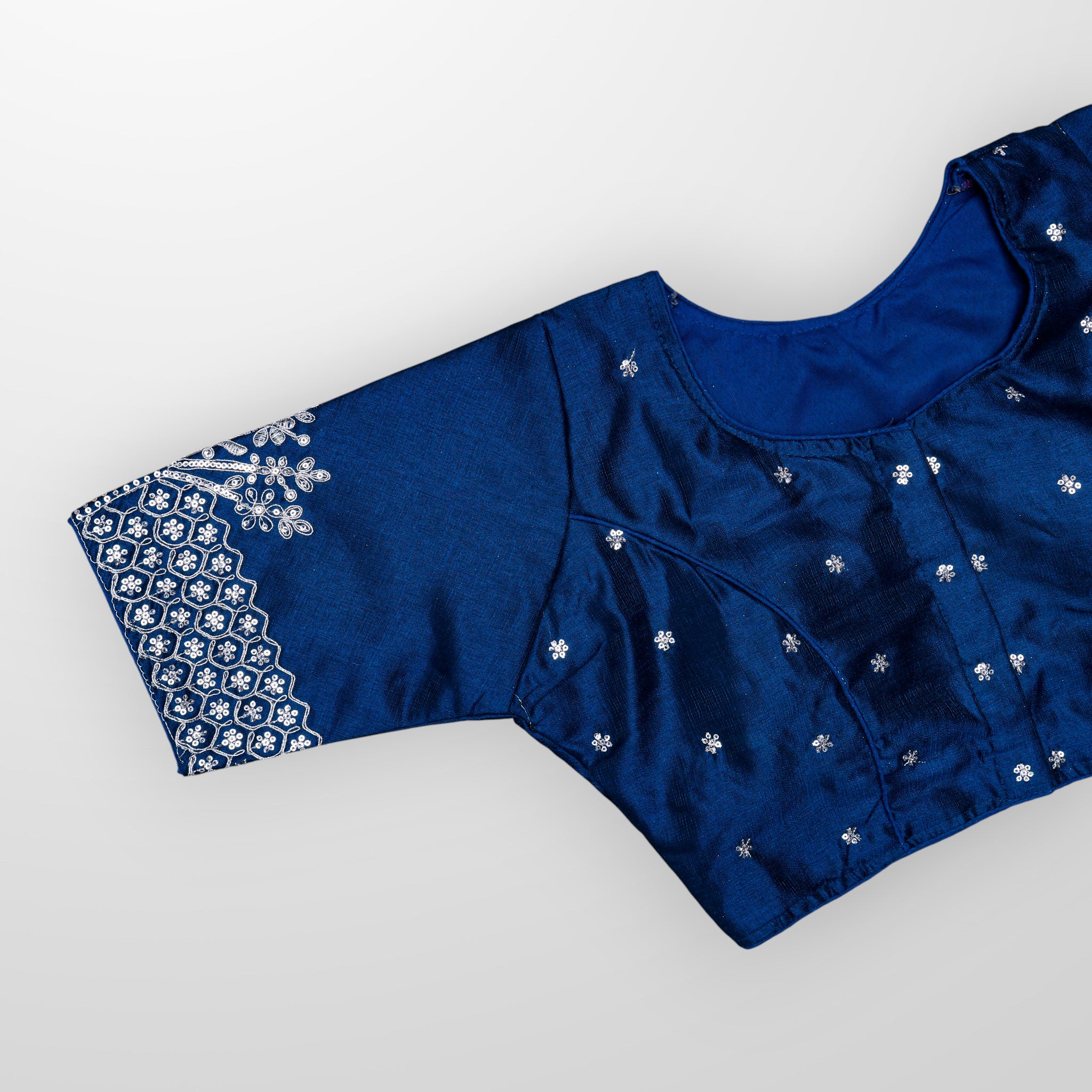Sequined Phantom Silk Blouse