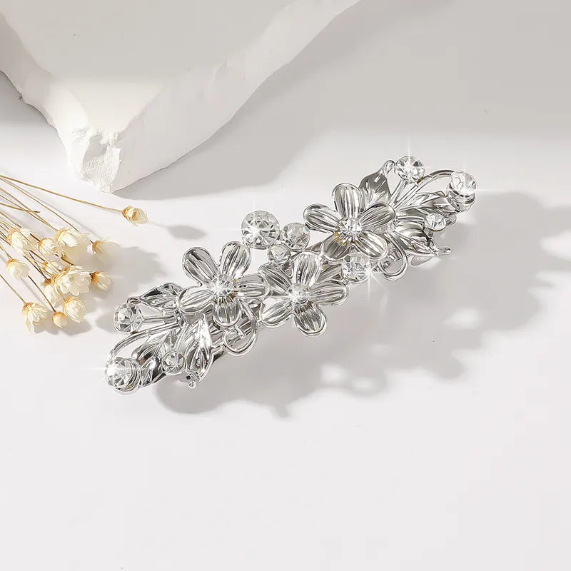 Flower Zinc Alloy Hair Clip for Women