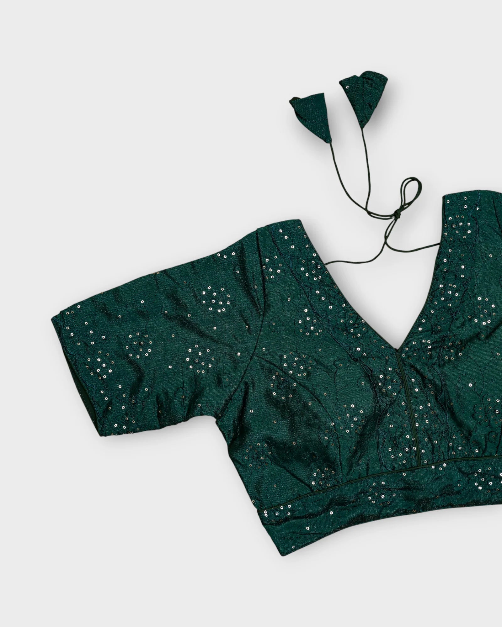 Silk Serenity Solid Color Readymade Blouse