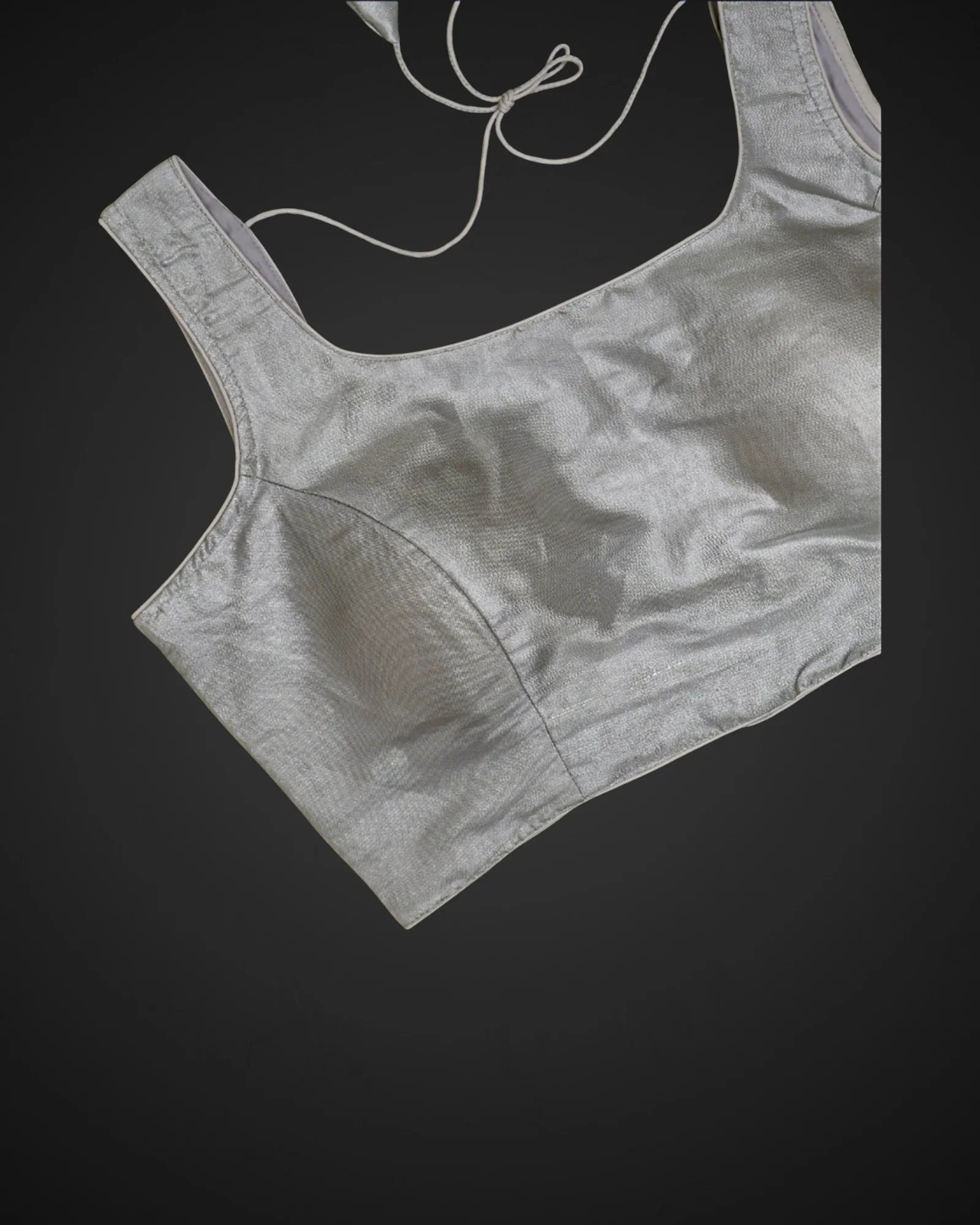 Organza Silk Deep Back Readymade Blouse