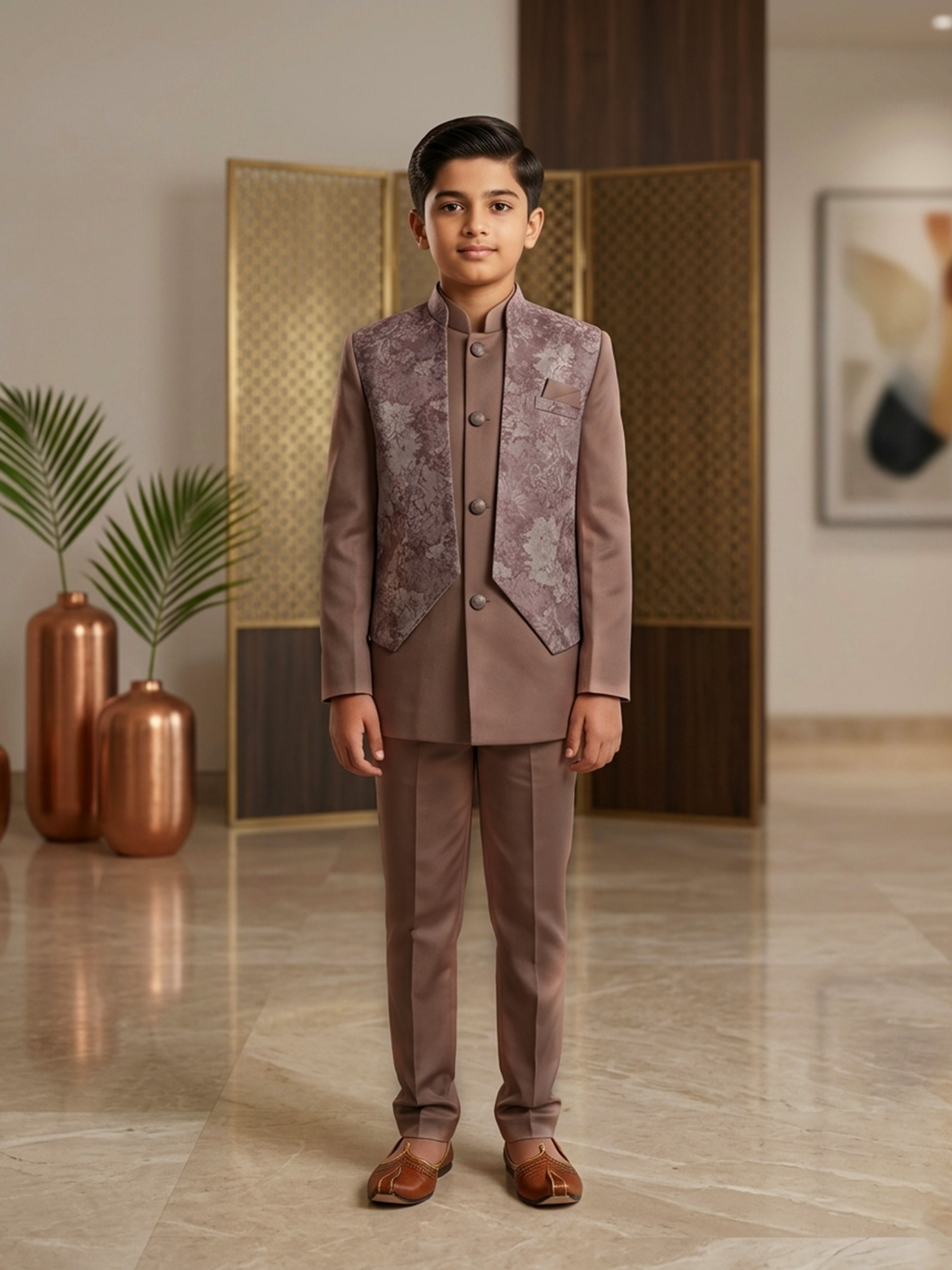 Unveil Tradition Embroidered Modi Suits