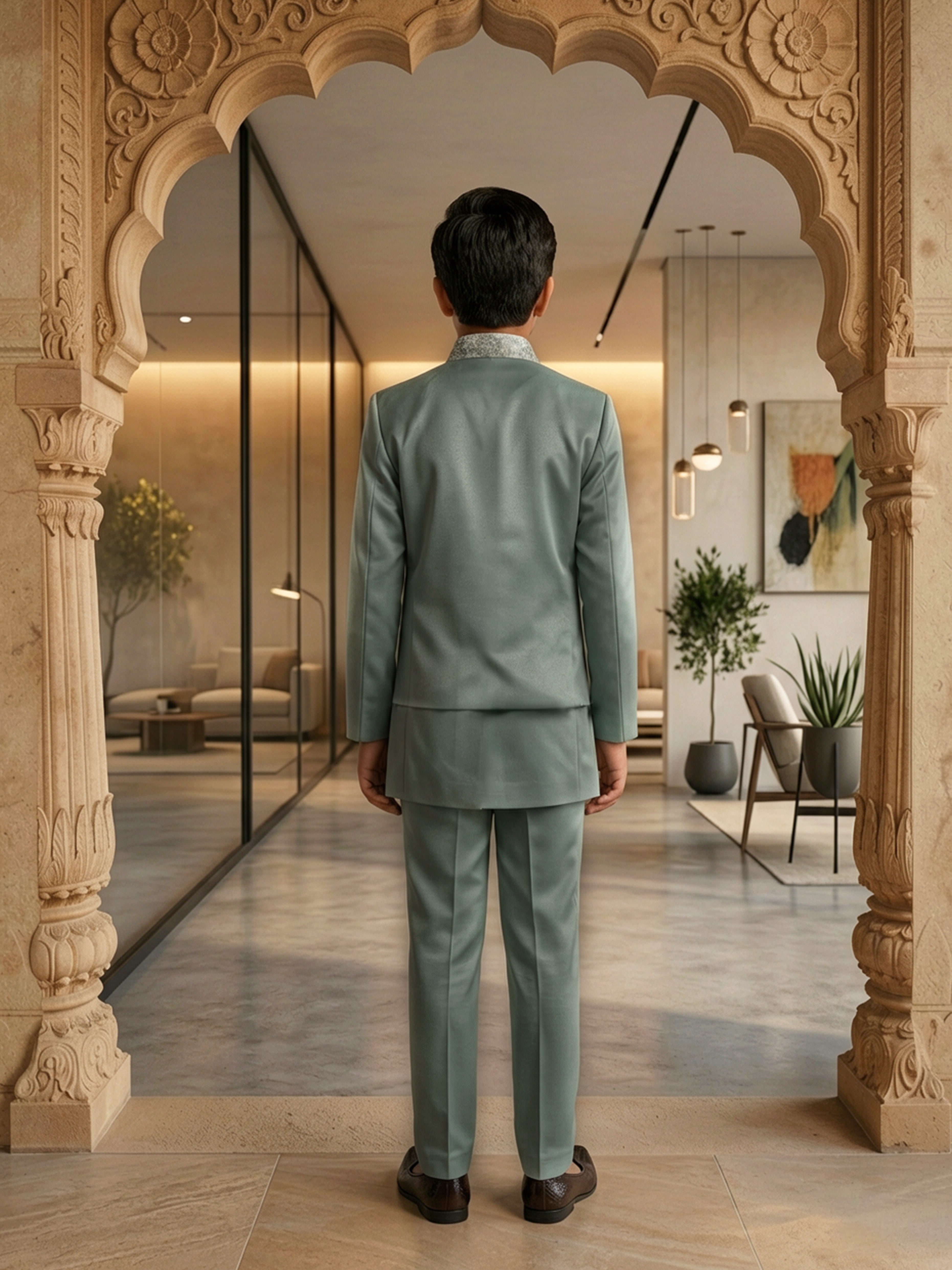 Unveil Tradition Embroidered Modi Suits