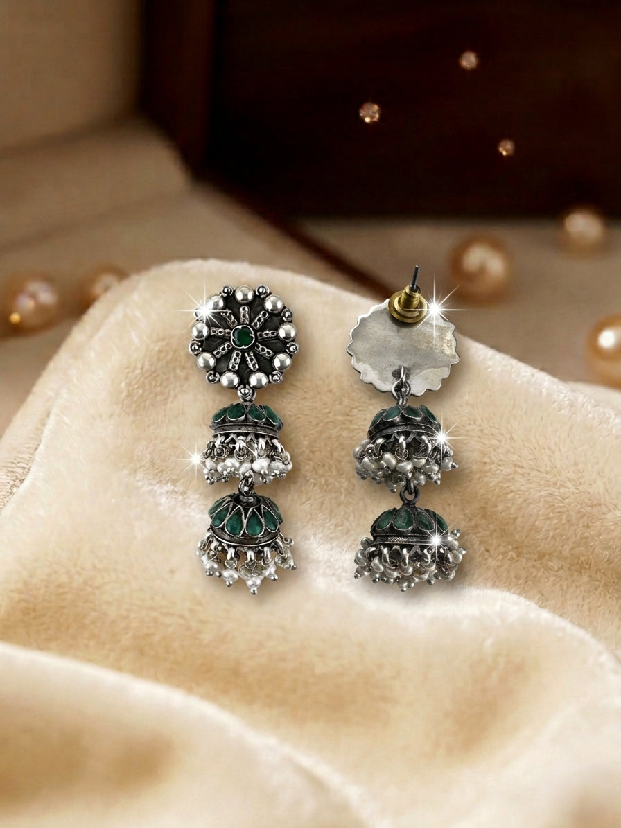 Graceful Layer Jhumkas