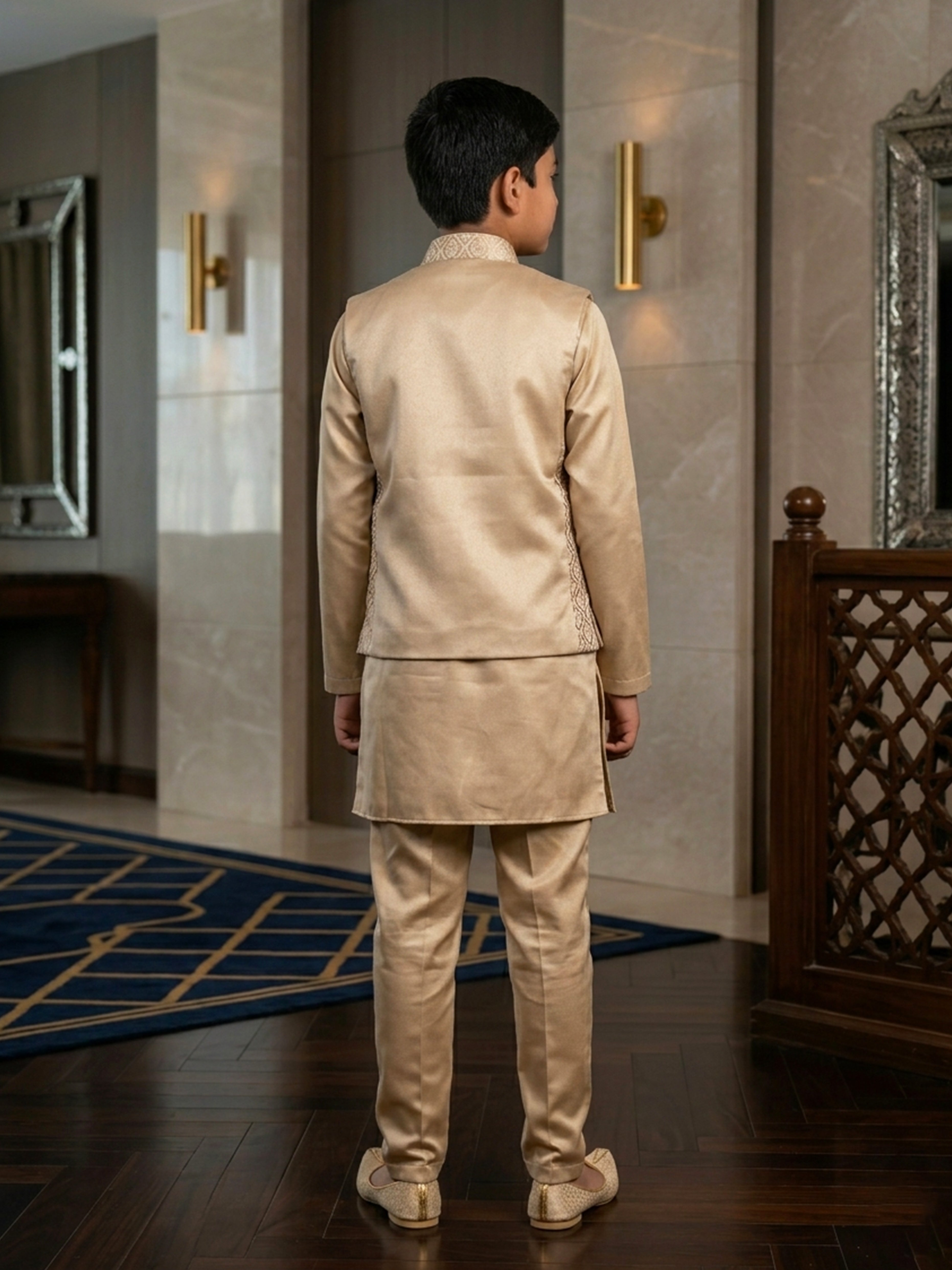 Unveil tradition with the Embroidered Modi Suits