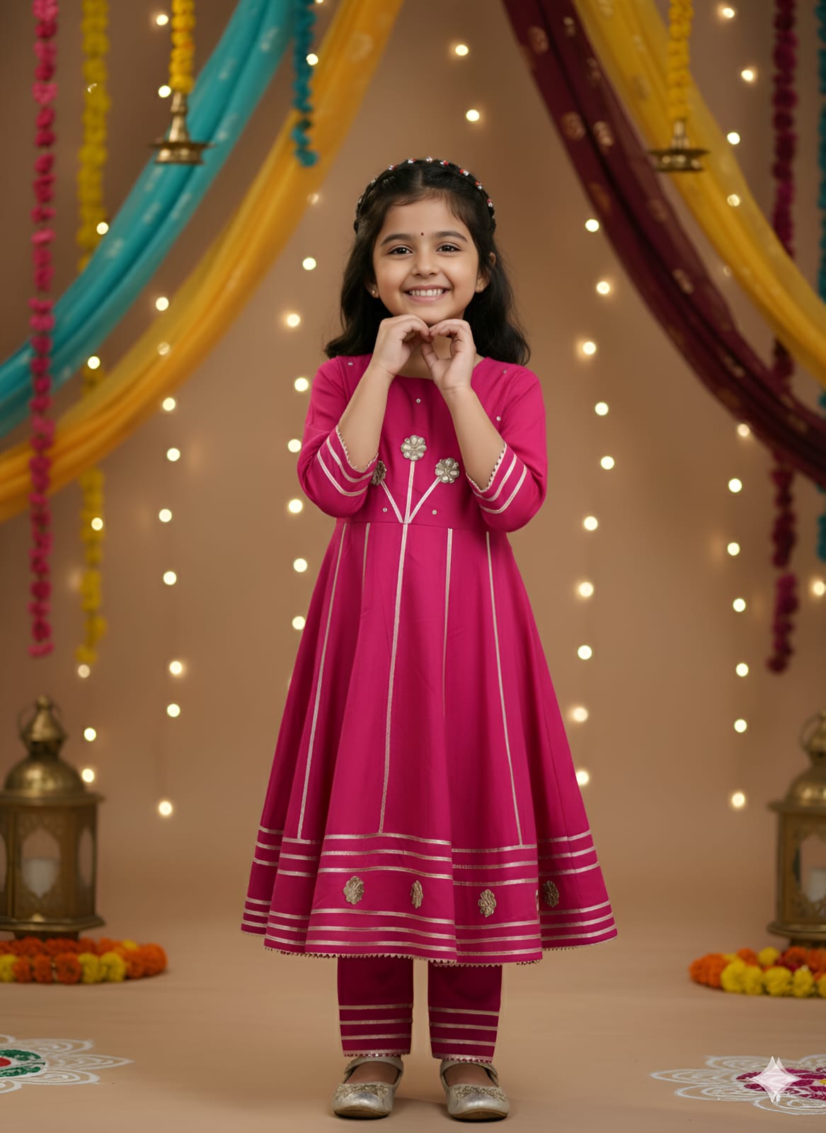 Lace & Stone Anarkali