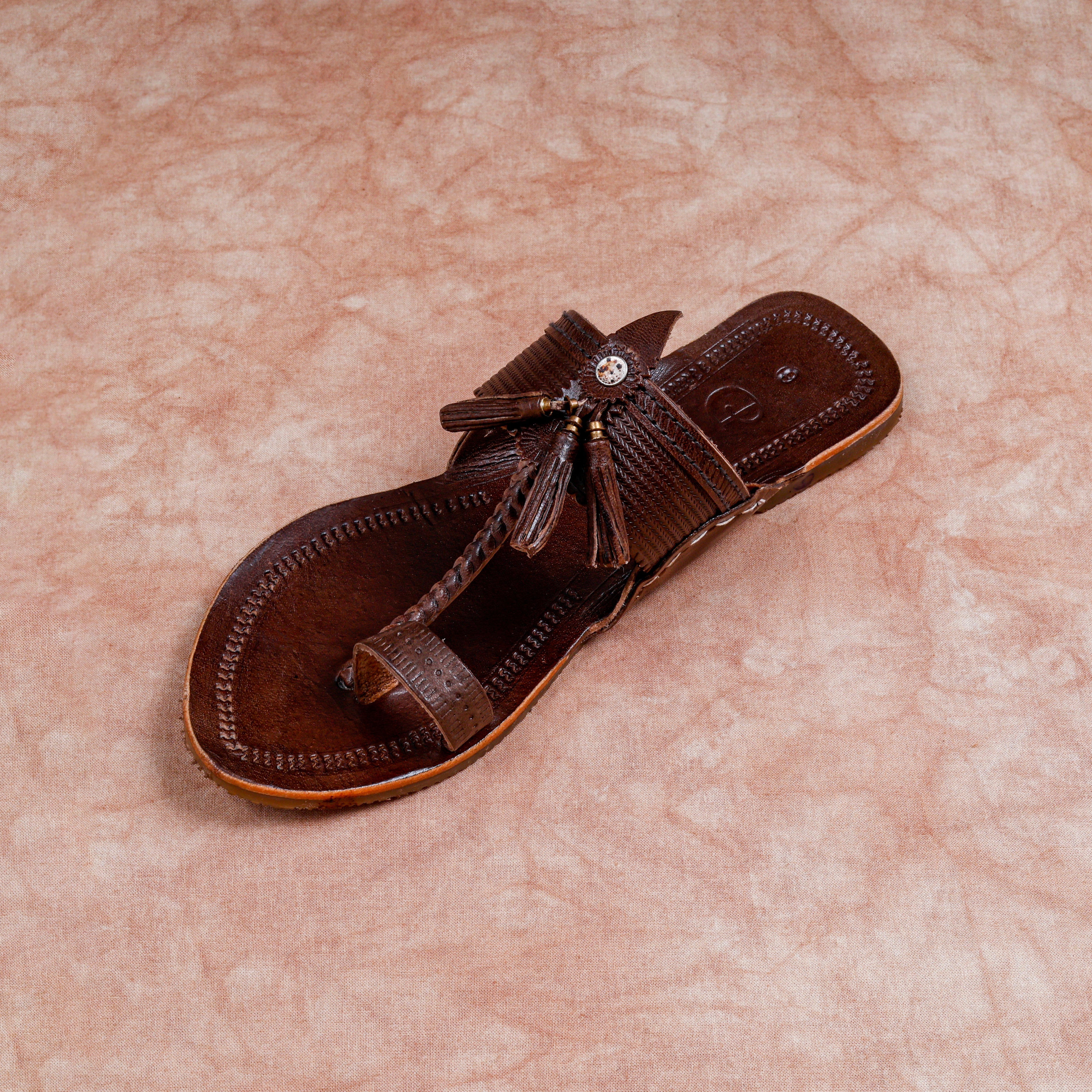 Brown Premium Kolhapuri Chappal