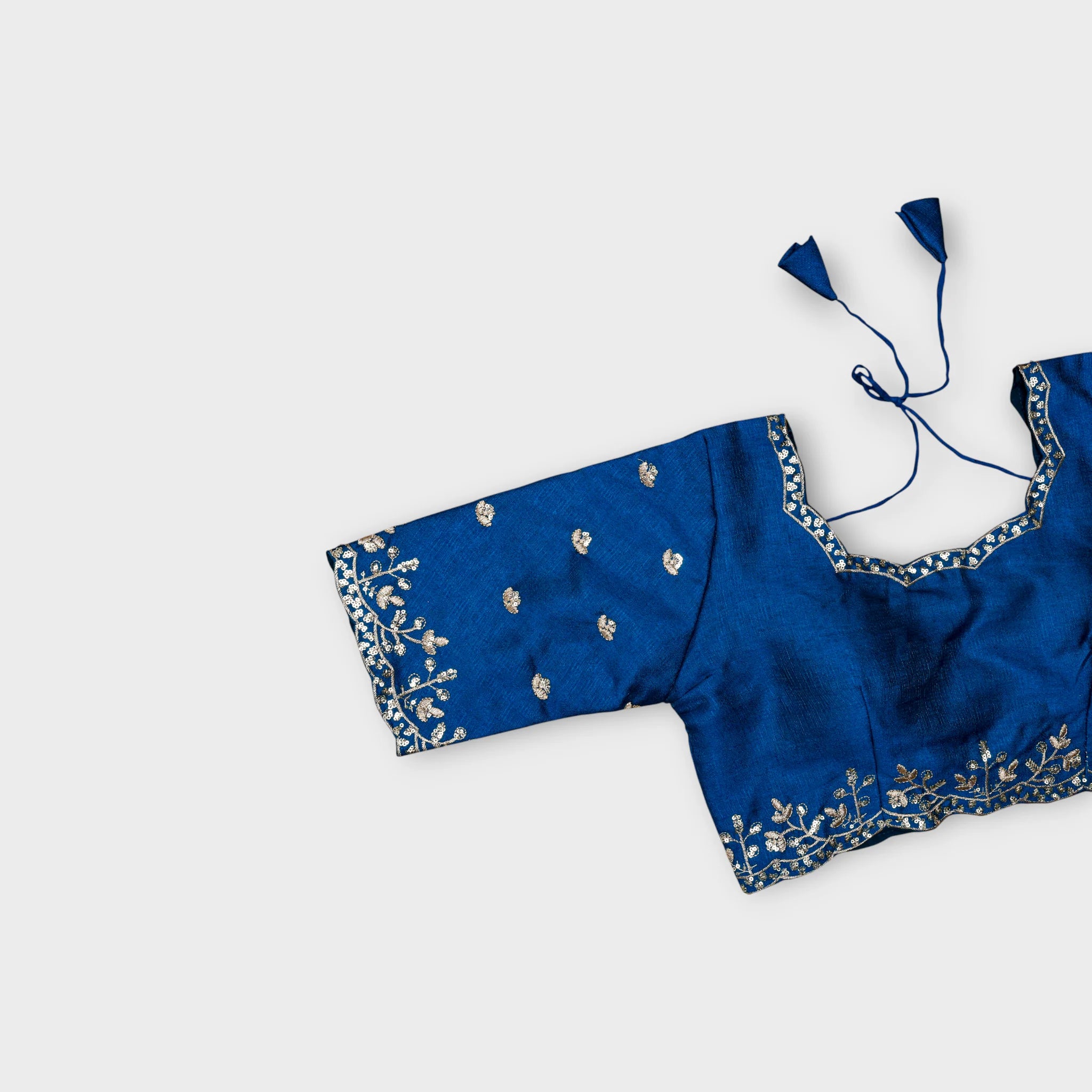 Phantom Silk Sequined Readymade Blouse
