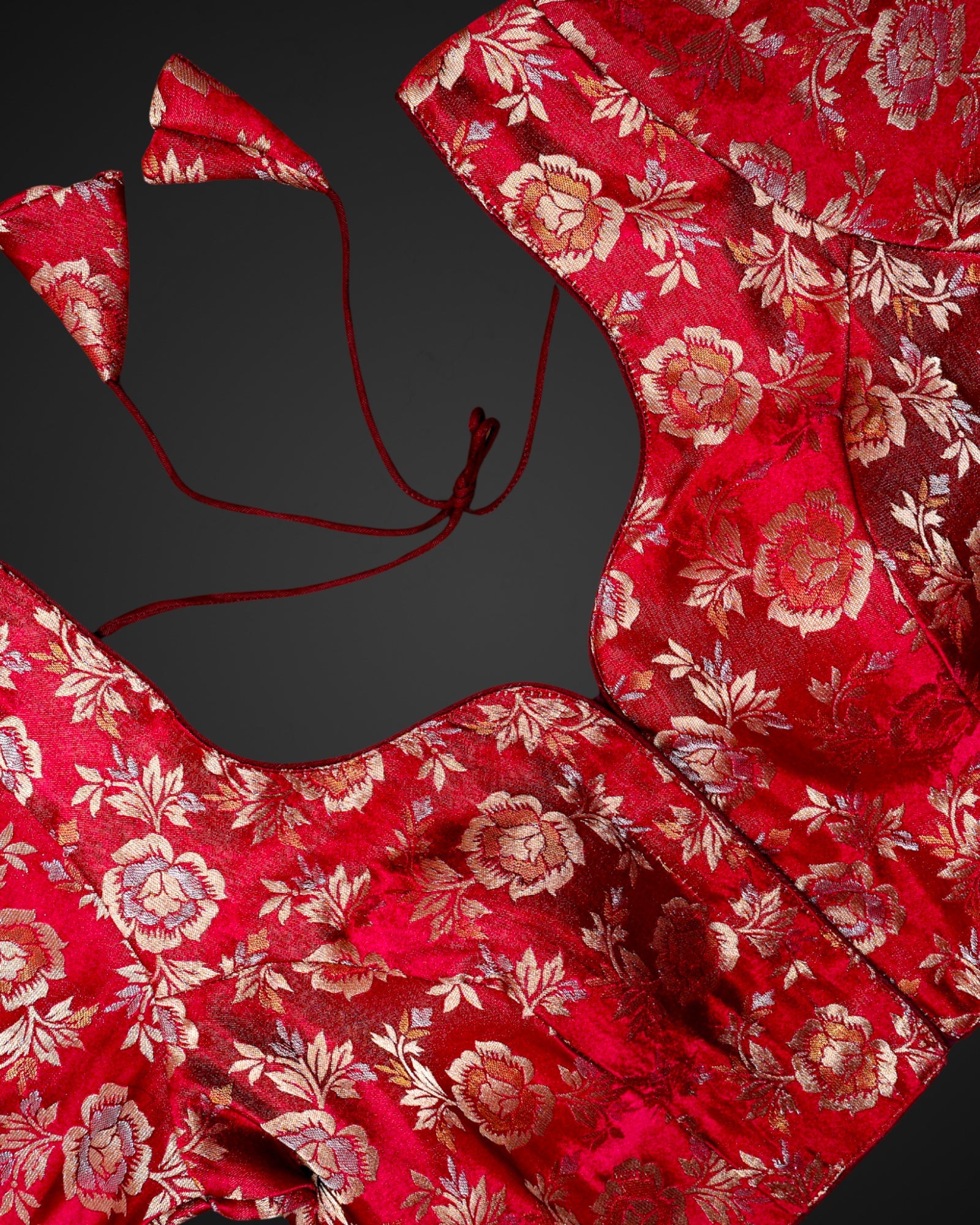 Cotton Backless Readymade Blouse
