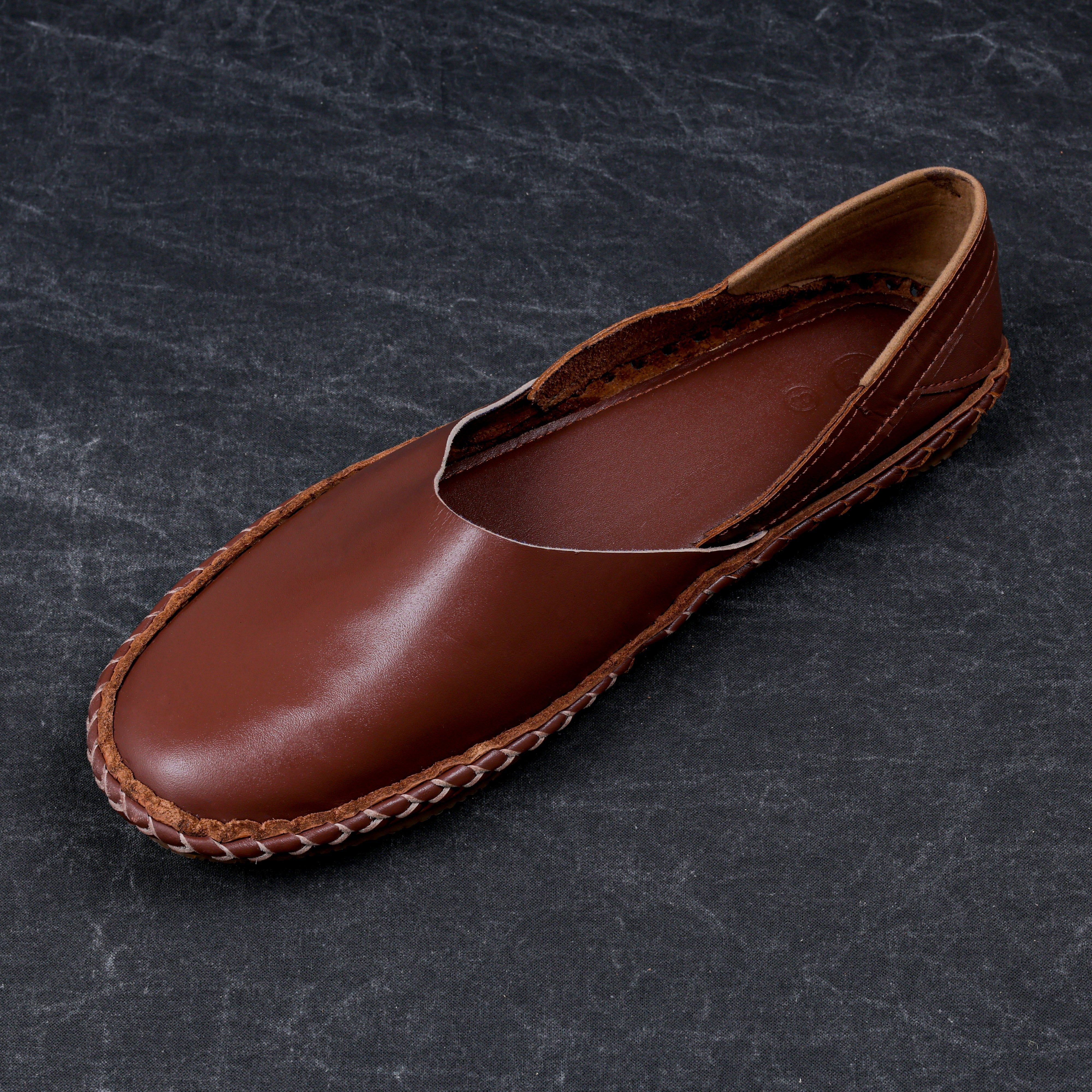 Brown Handcrafted Leather Jutti