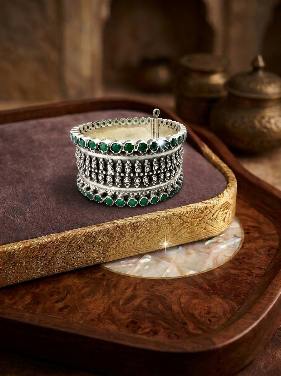 Green Horizon Bangle