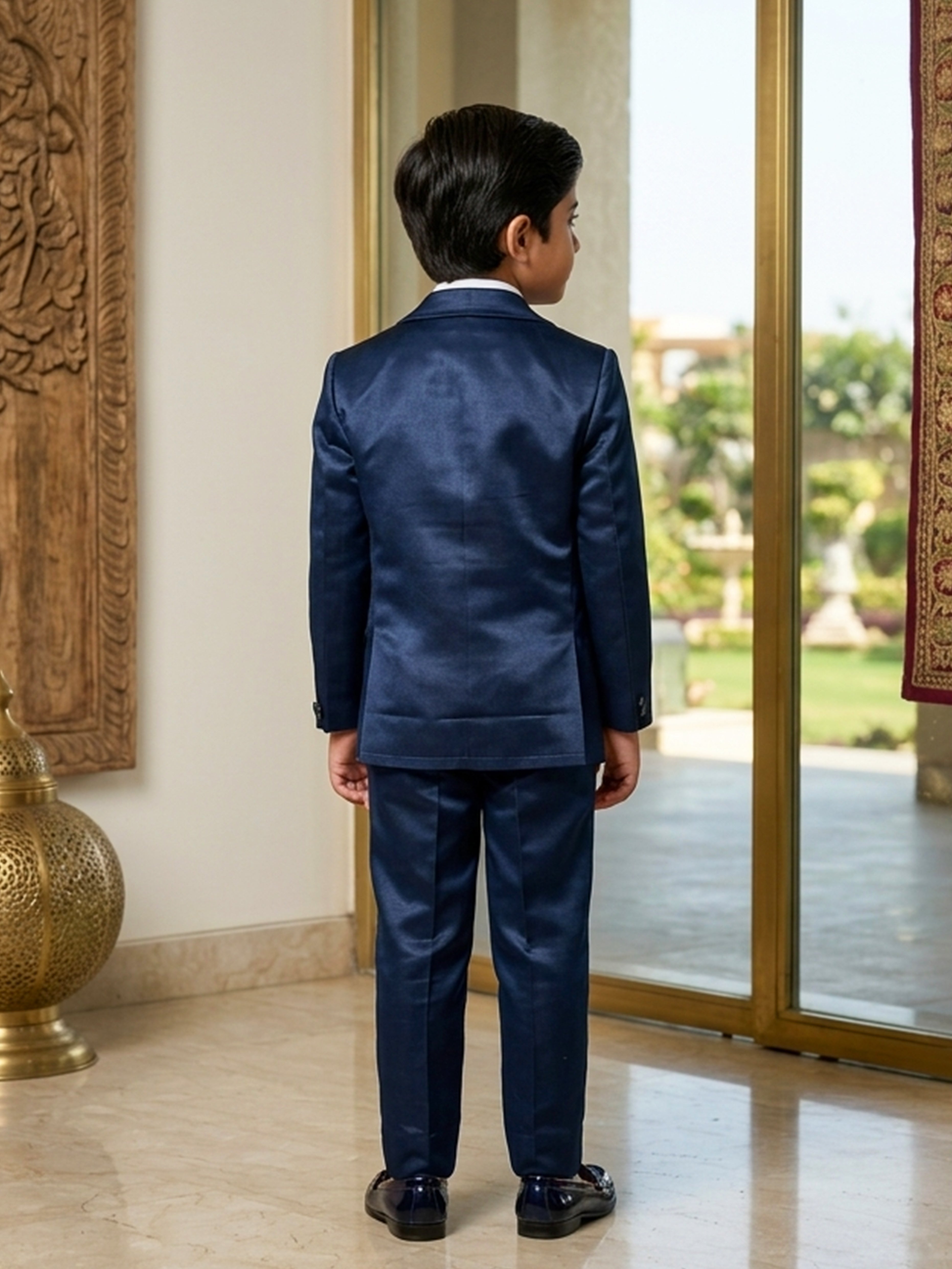 Unwind in Tradition Embroidered Festive Suit Pants