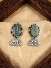 Jade Whispers Jhumkas