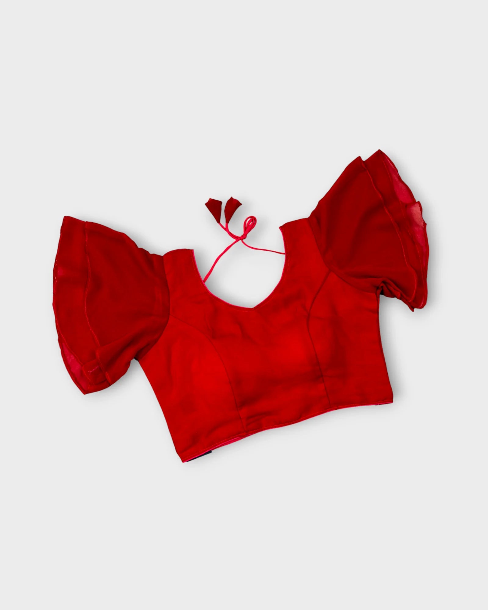 Georgette Flared Sleeve Readymade Blouse