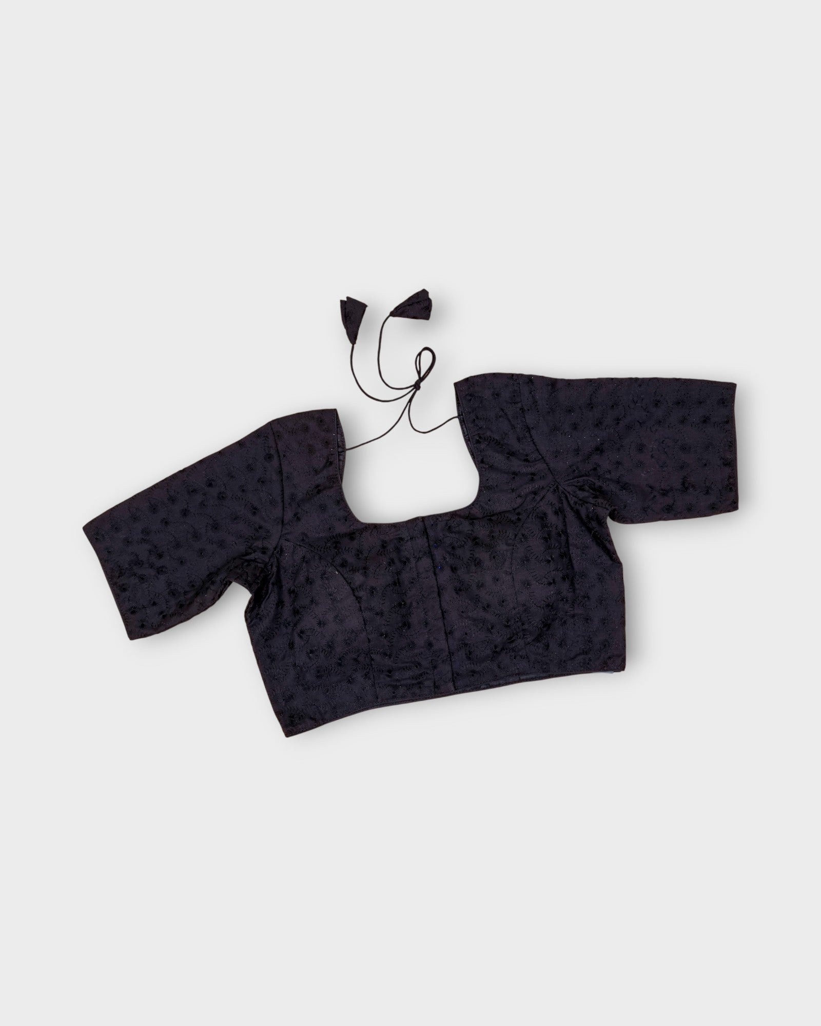 Cotton U Neck Readymade Blouse