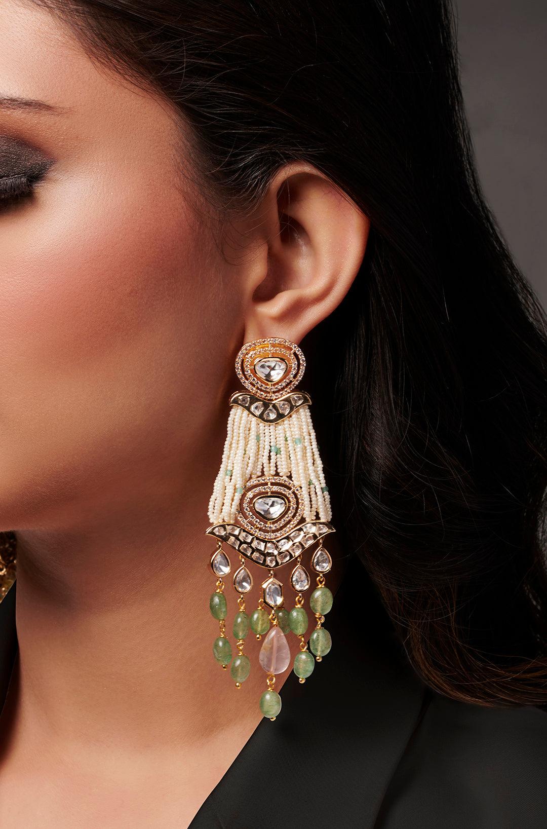 Graceful Vibrance Chandelier Earrings - Dyulokha