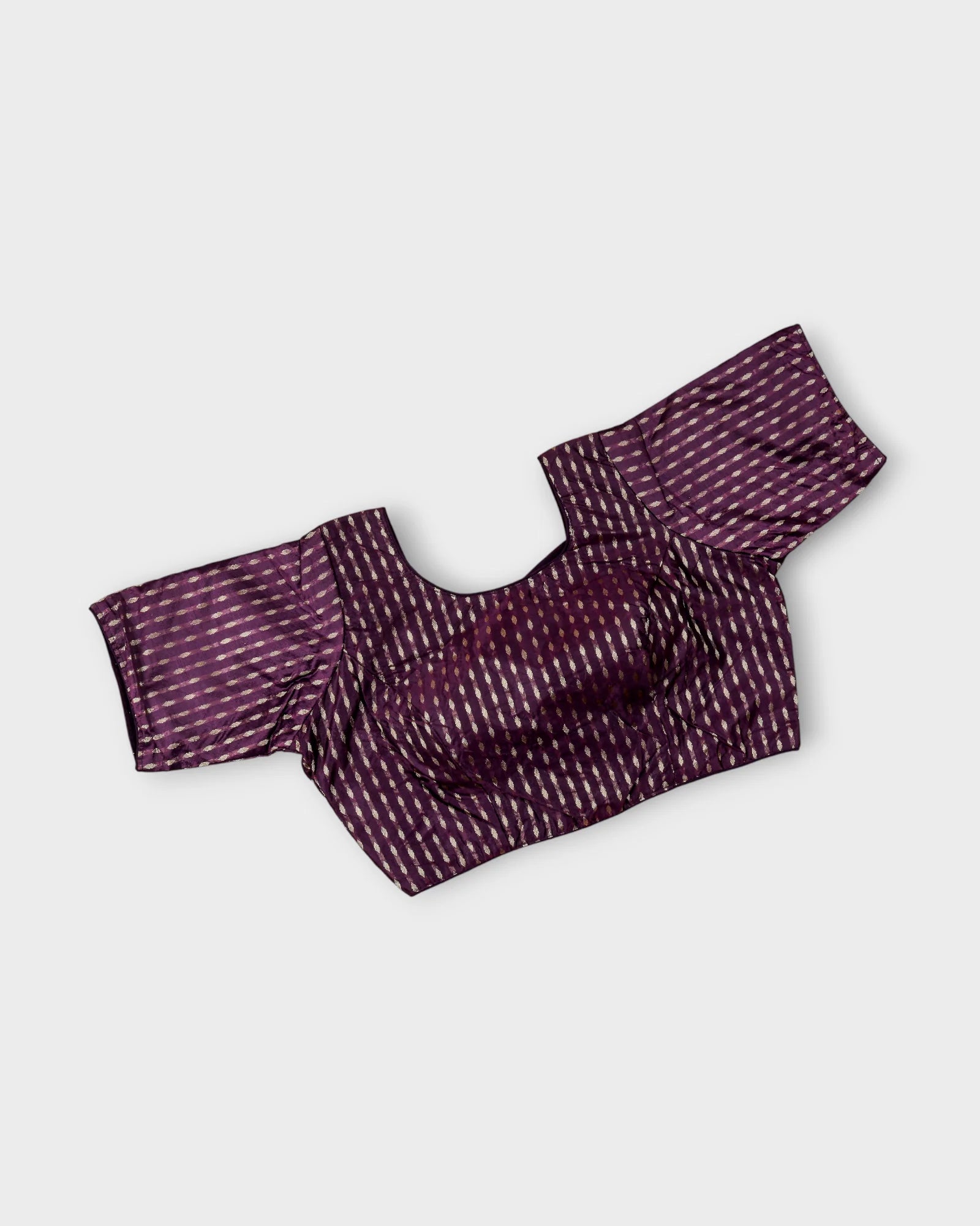Chic Silk U Neck Blouse Tradition Meets Comfort