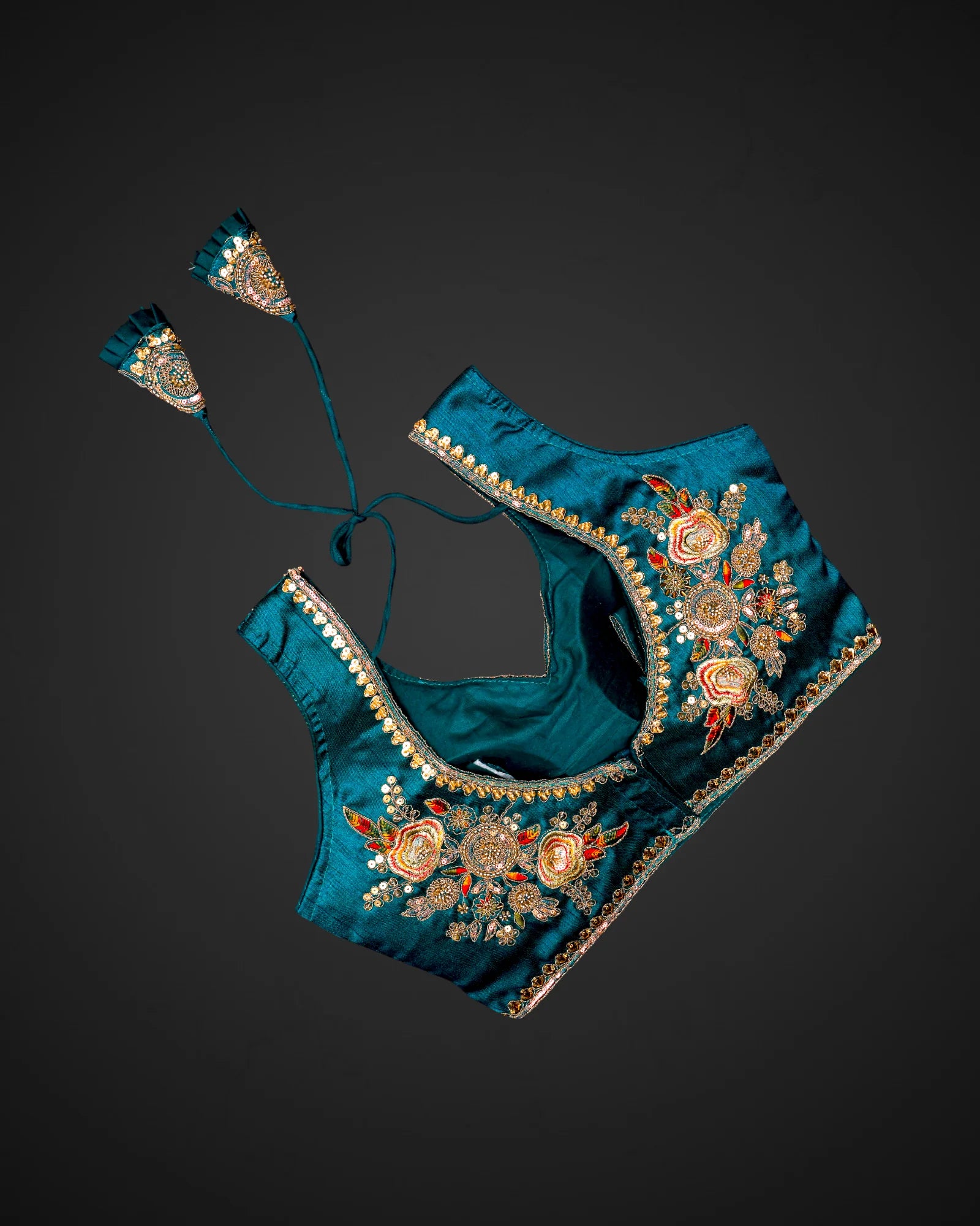 Luxe Silk Readymade Blouse