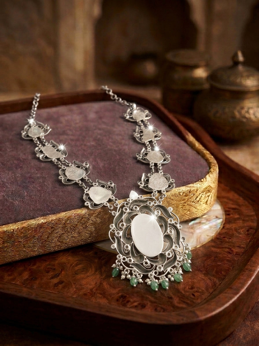 Jewel of the Peacock Necklace
