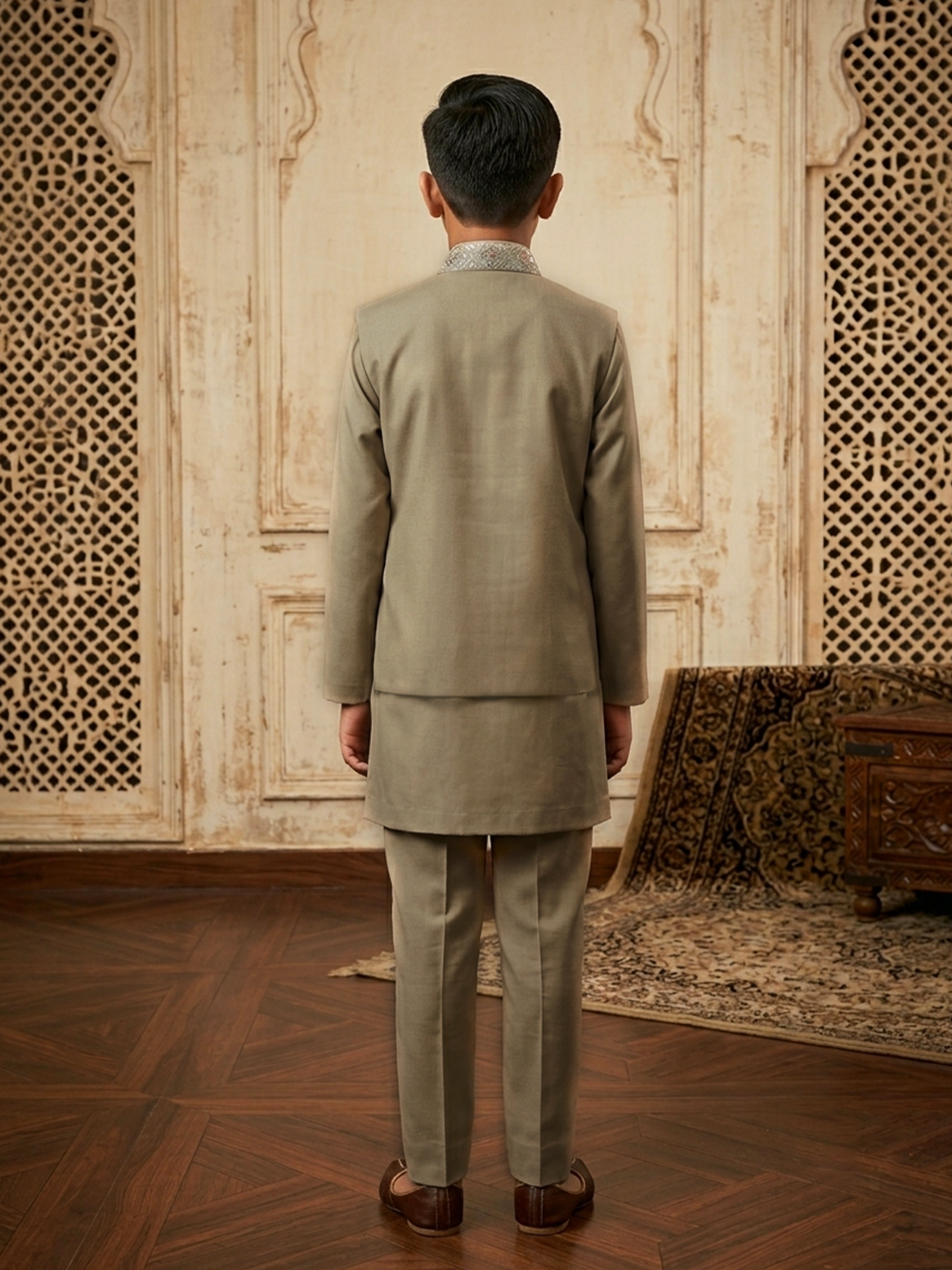 Unveil charm at your engagement in our Modi Suits