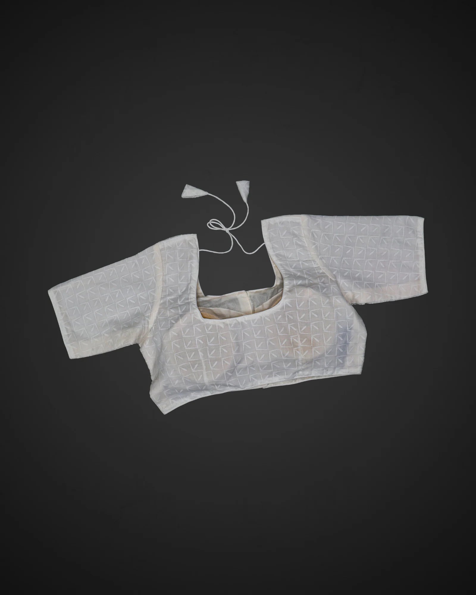 Cotton U Neck Readymade Blouse