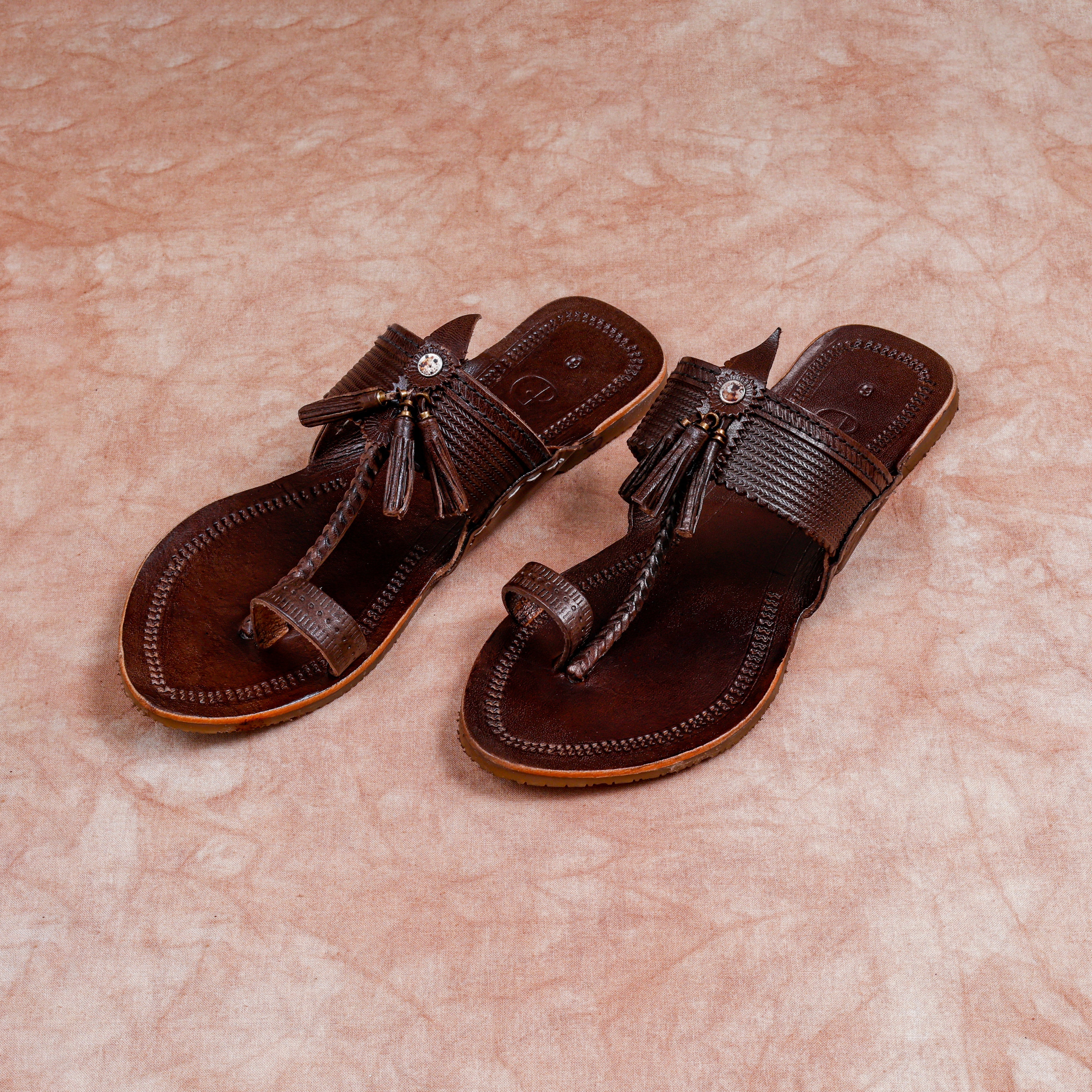 Brown Premium Kolhapuri Chappal