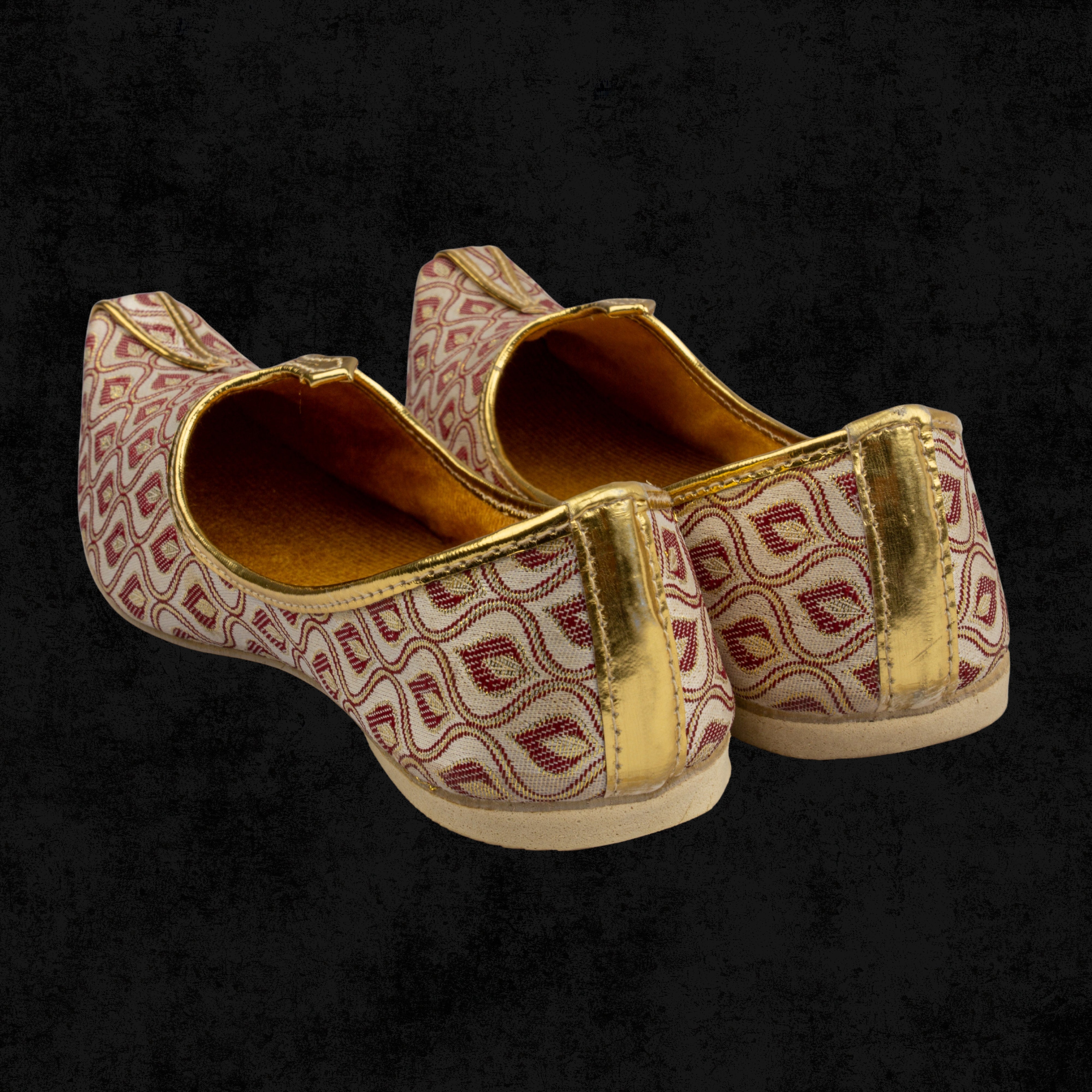 Light Grey Artisan Comfortable Mojaris