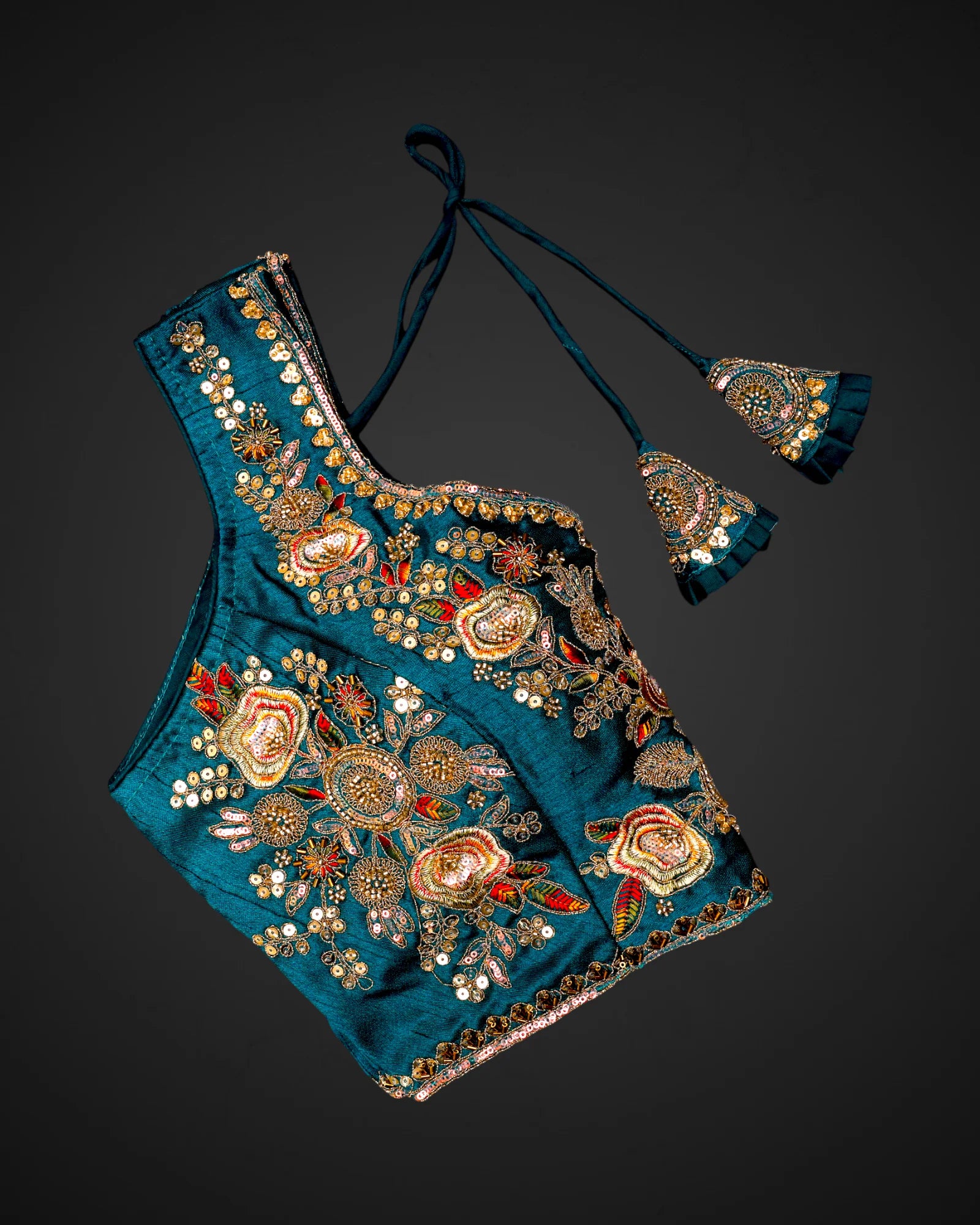 Luxe Silk Readymade Blouse