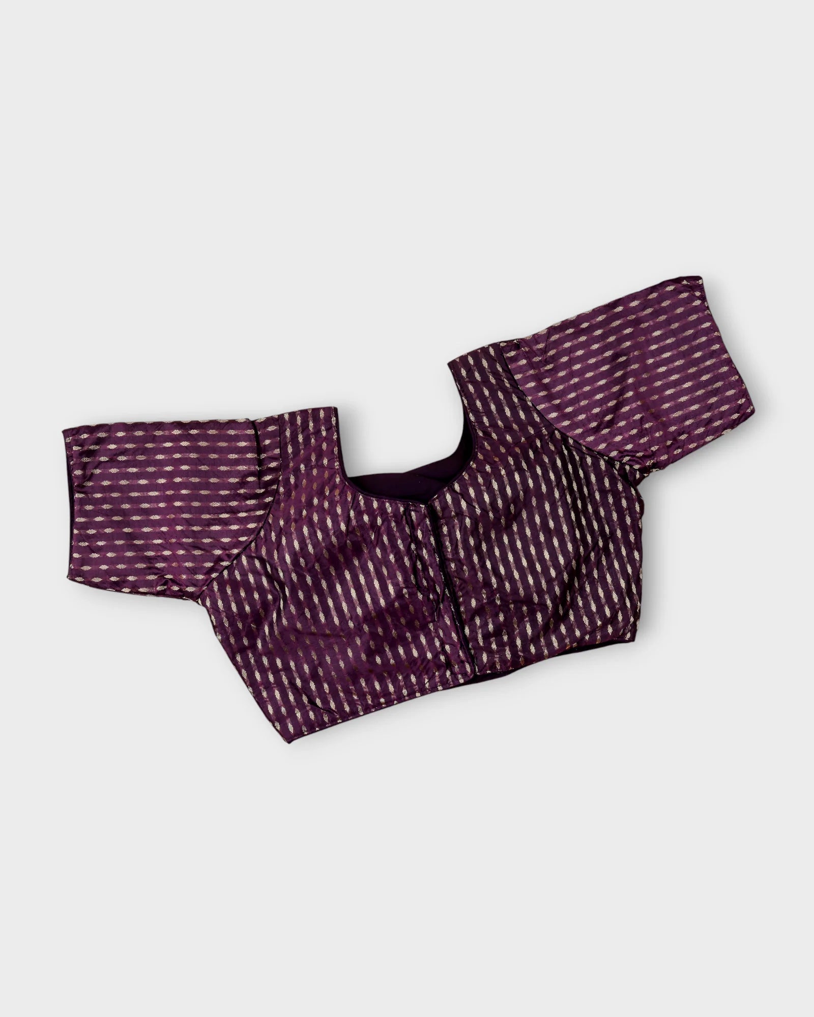 Chic Silk U Neck Blouse Tradition Meets Comfort