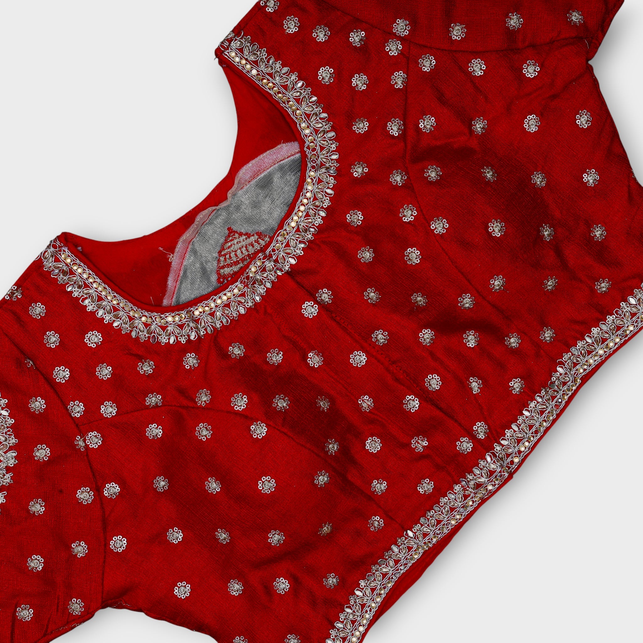 Phantom Silk U Neck Readymade Blouse