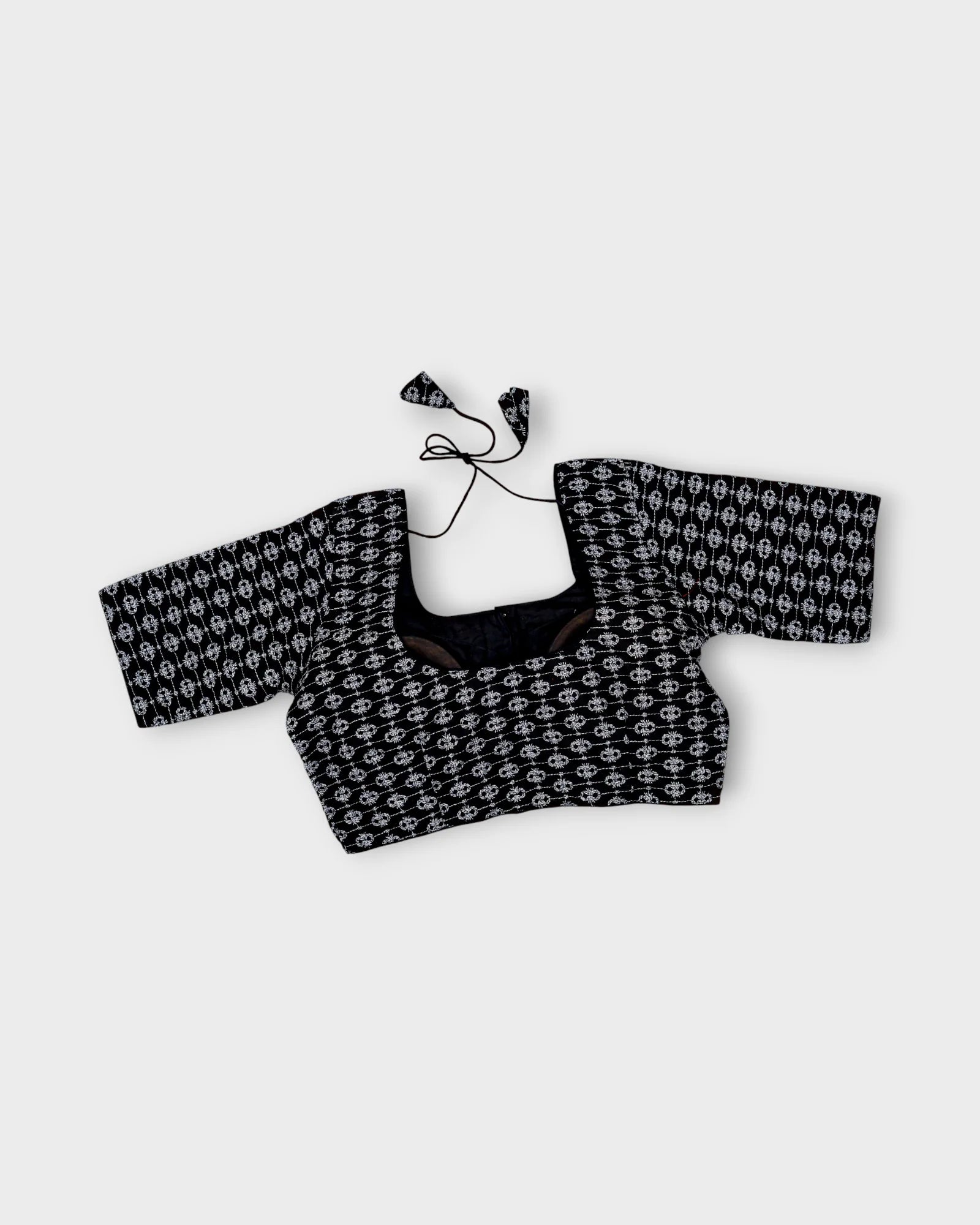 Cotton Back Design Readymade Blouse