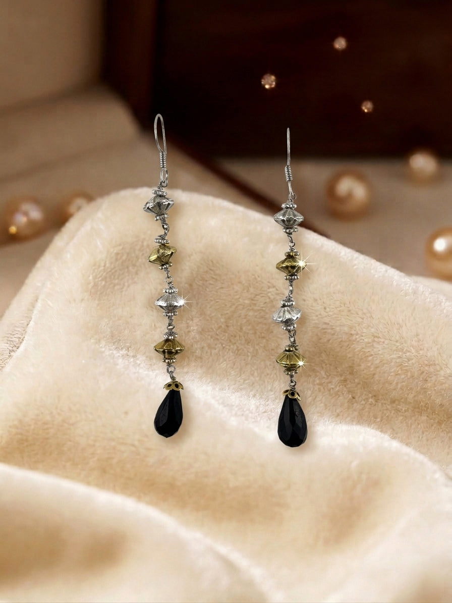 Midnight Drop Danglers