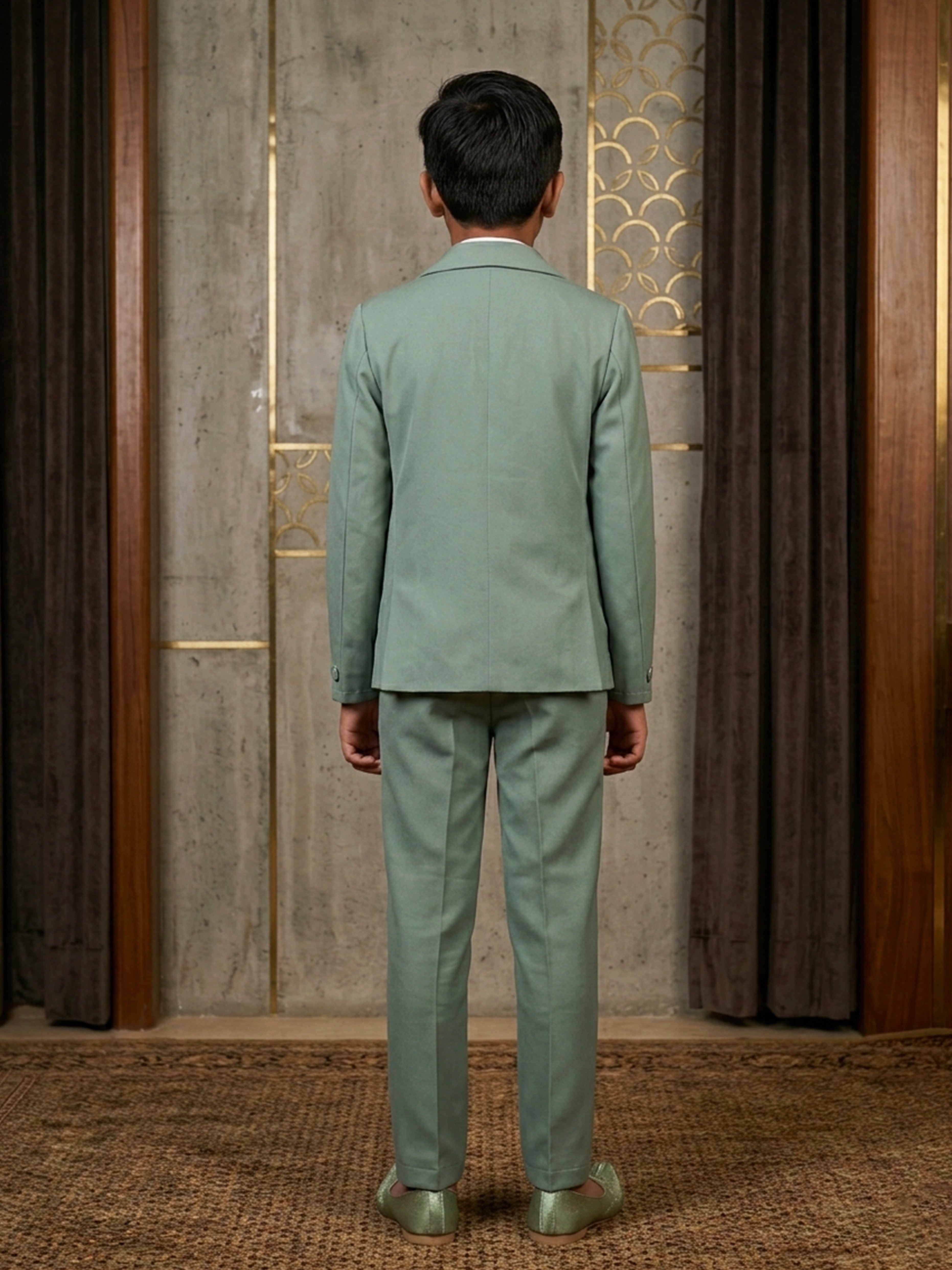 Experience Tradition with Stylish Sequined Suit Pants