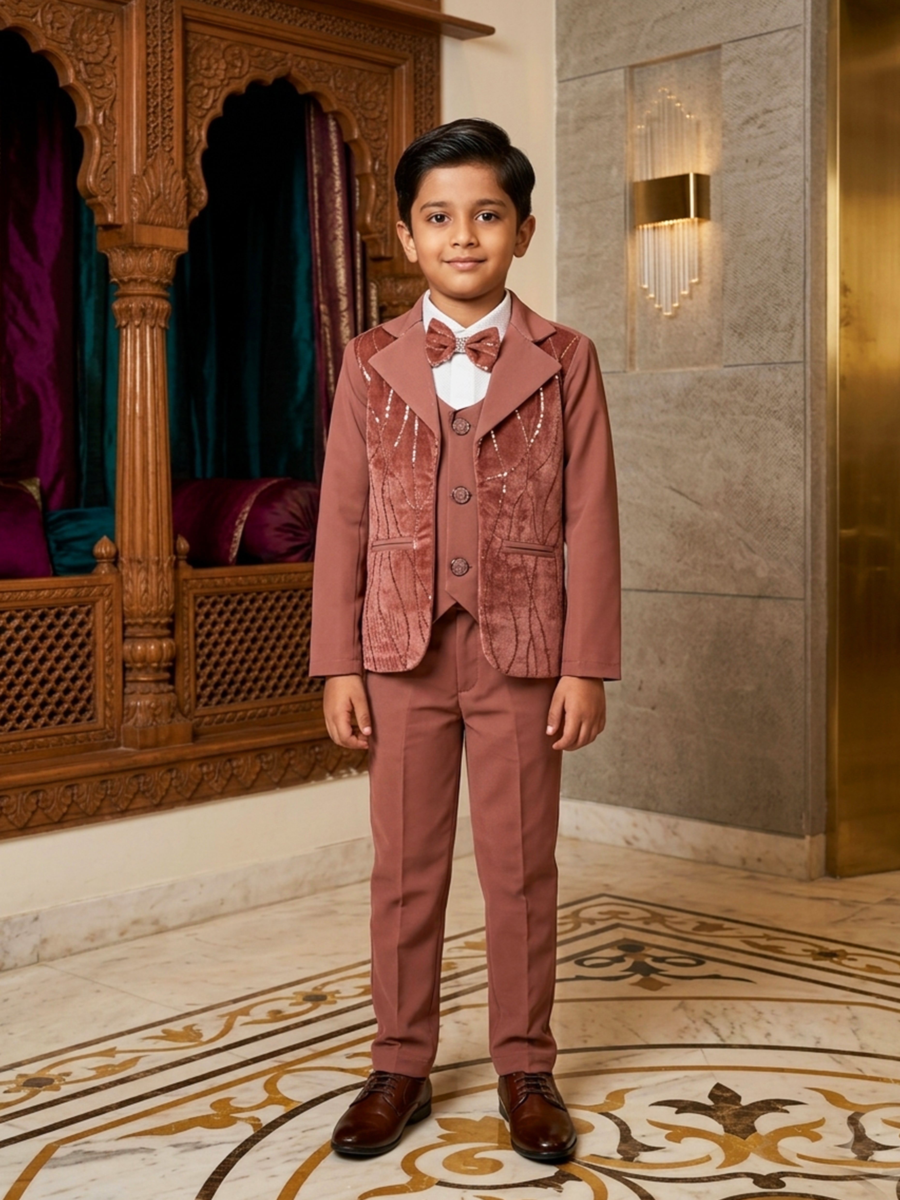 Experience Tradition with Stylish Sequined Suit Pants
