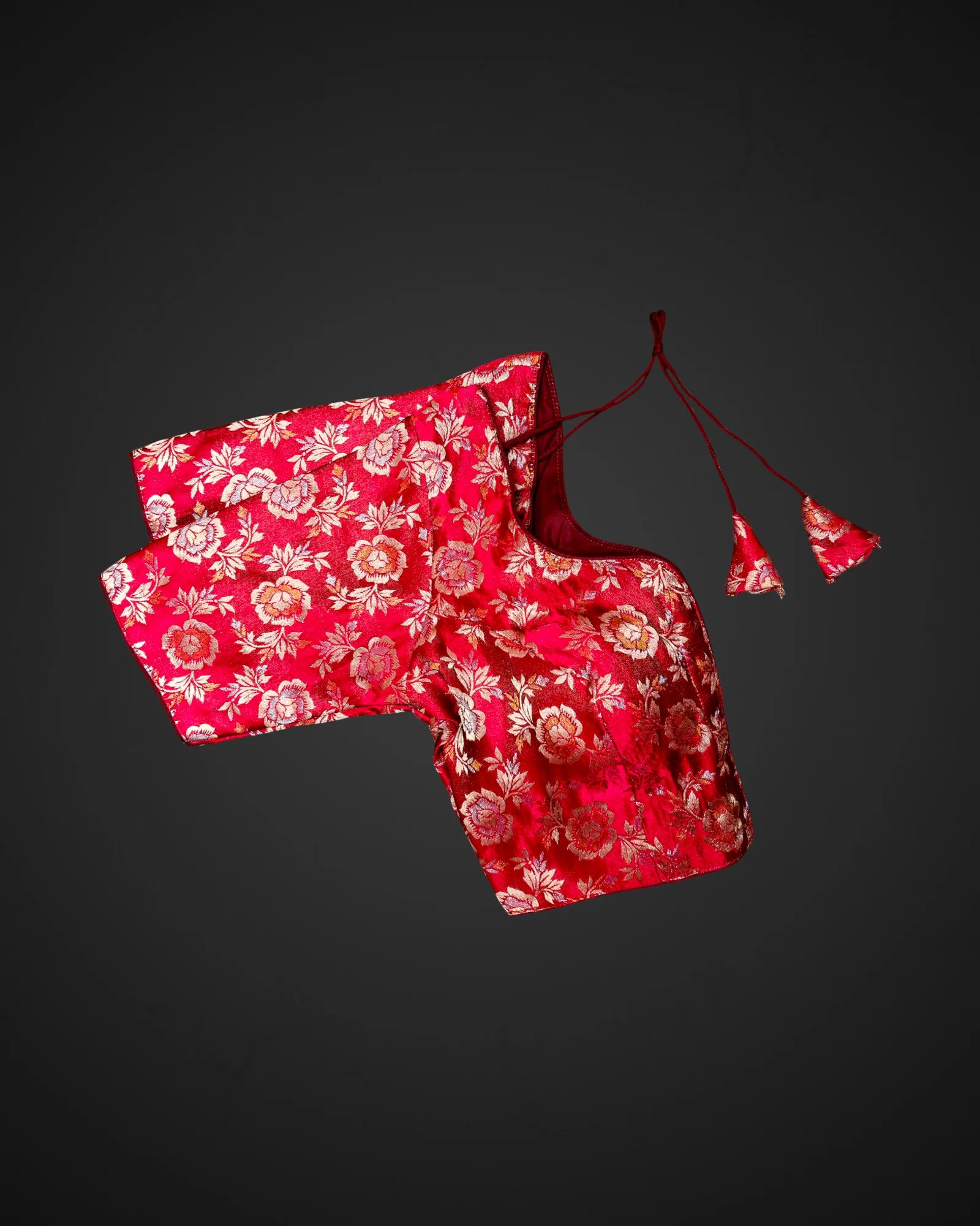 Cotton Backless Readymade Blouse