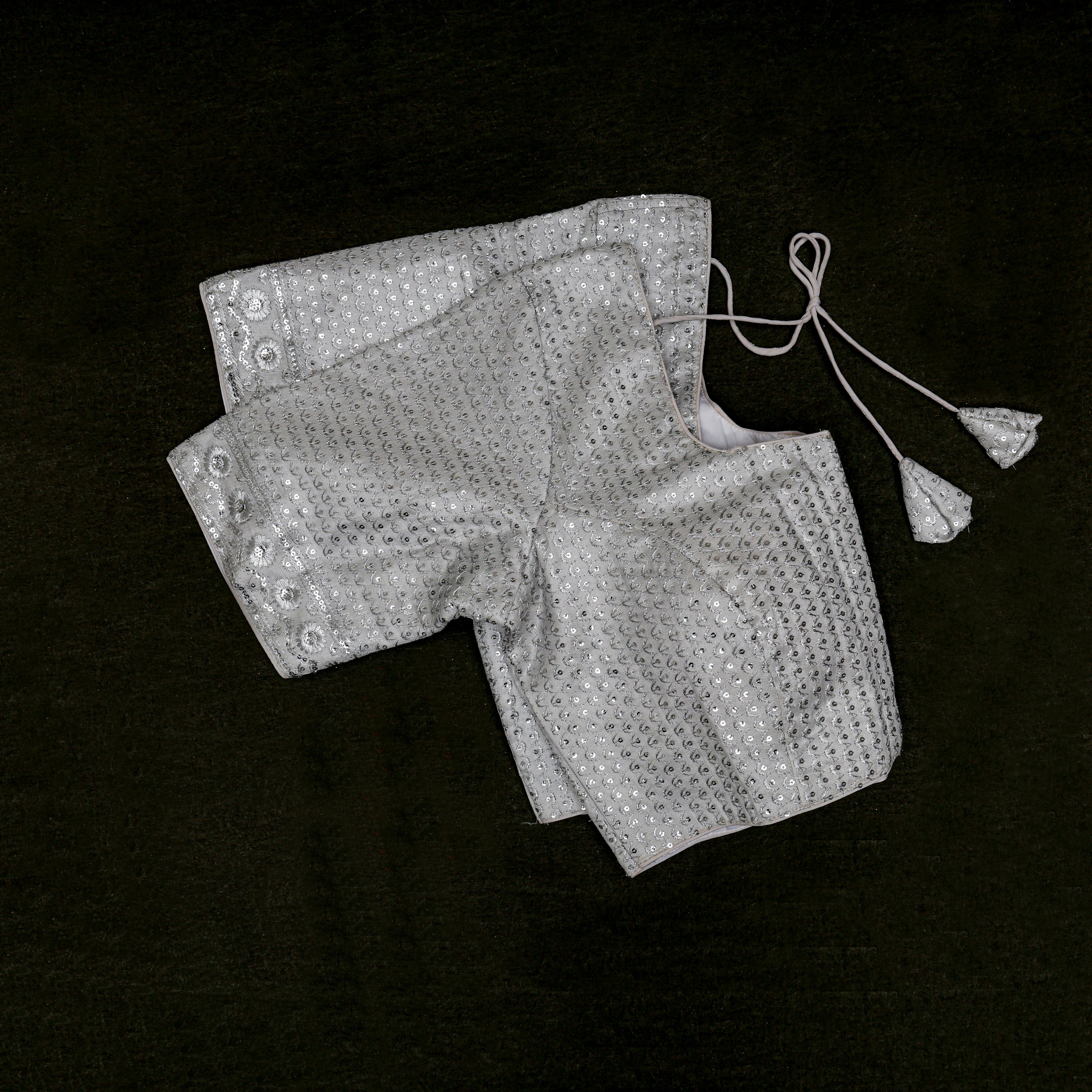 Tissue U Neck Readymade Blouse