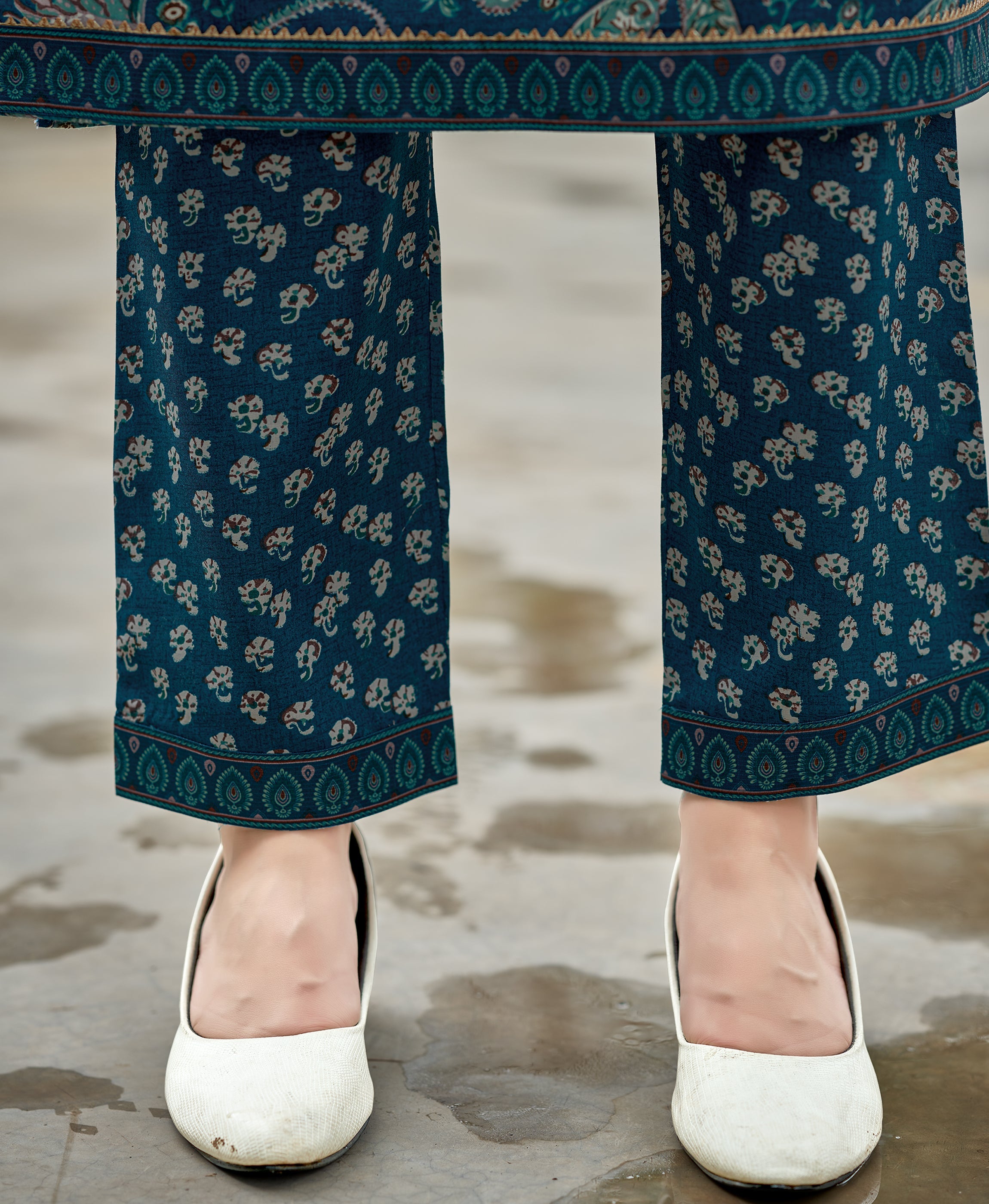 Floral Printed Cotton Kurta