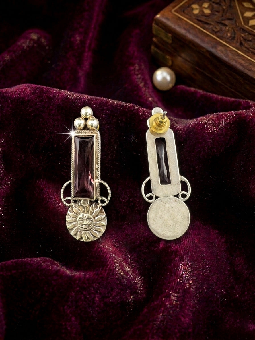 Ruby Edge Studs