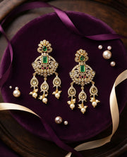 Danglers with Triple Pearl Drops