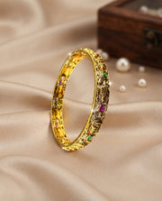 Laxmi Motif on Coin Bangles