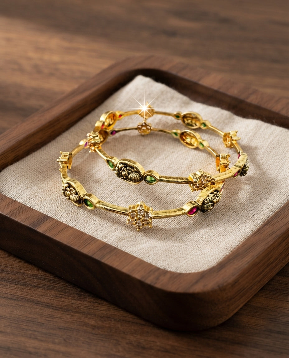 Radiant Stone Bangles