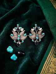 Celeste Leaf Studs