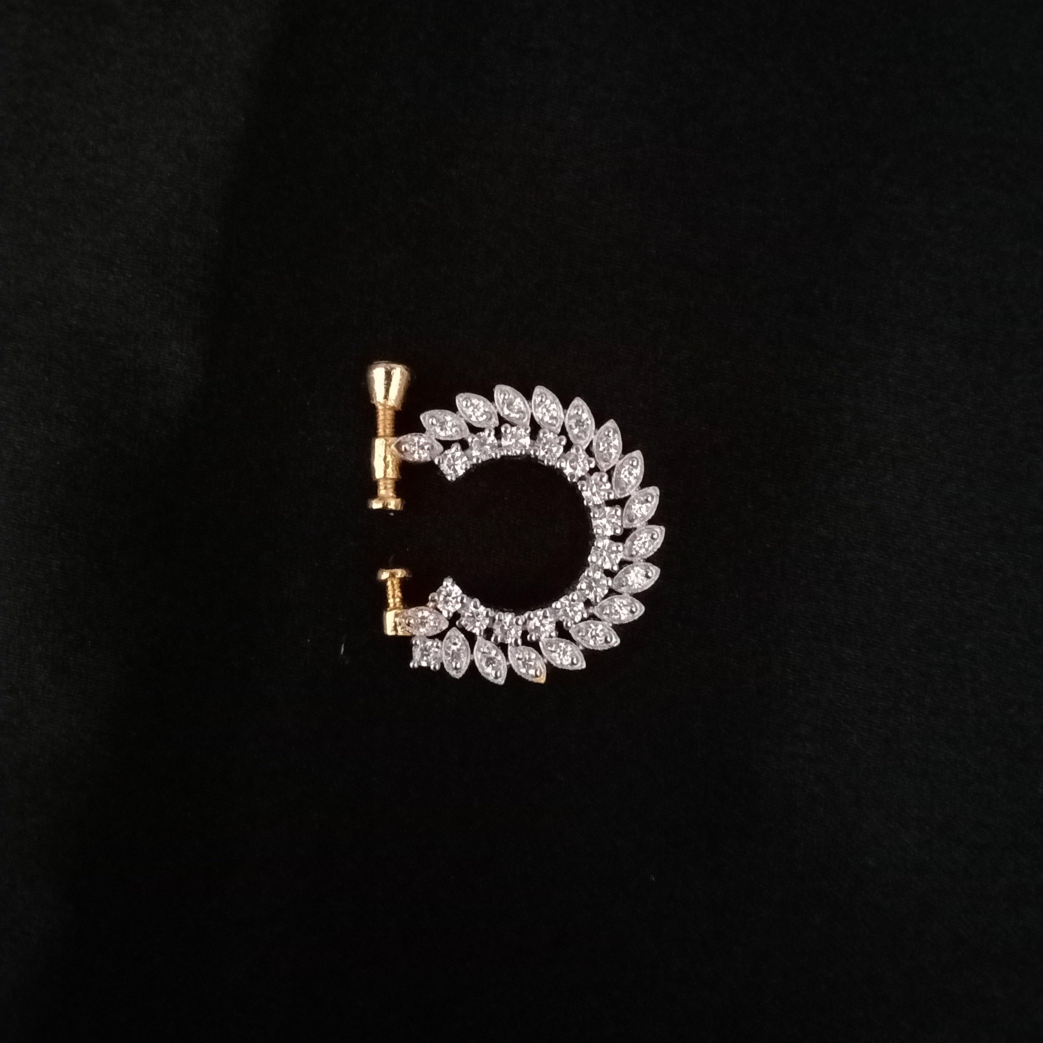 Dazzling Diamond Nose Ring - Dyulokha