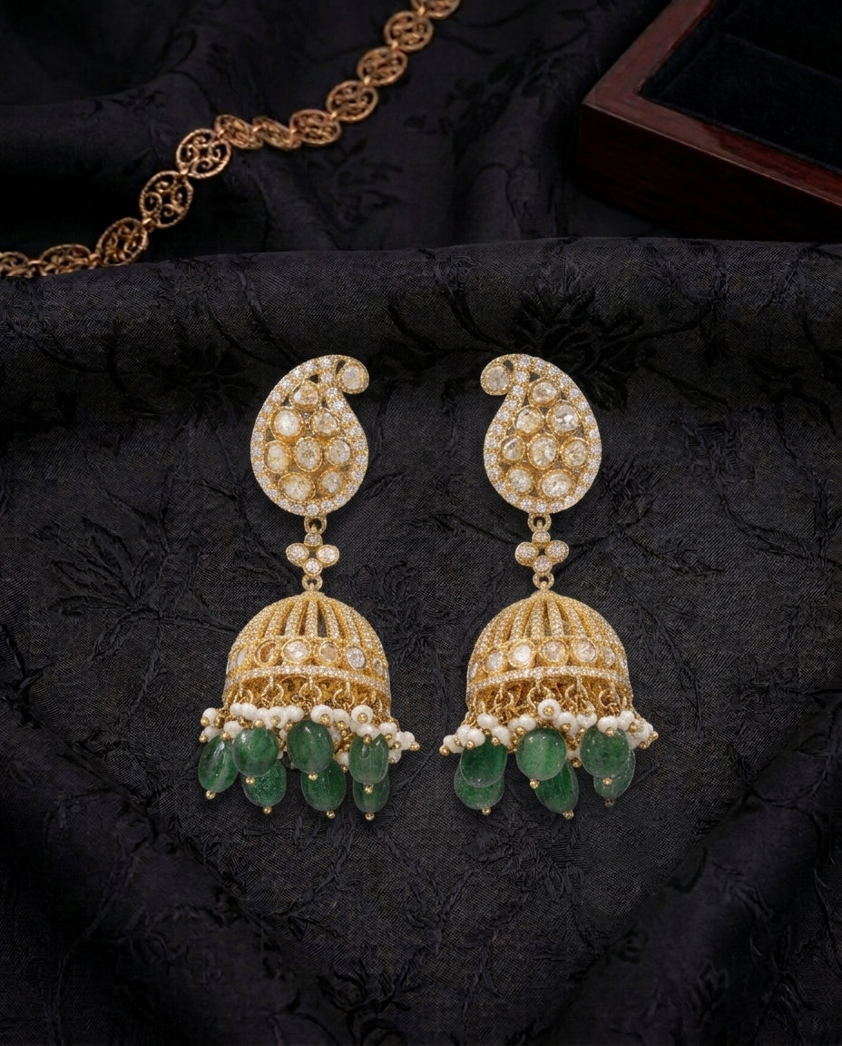 Lab-Created Moissanite Earrings