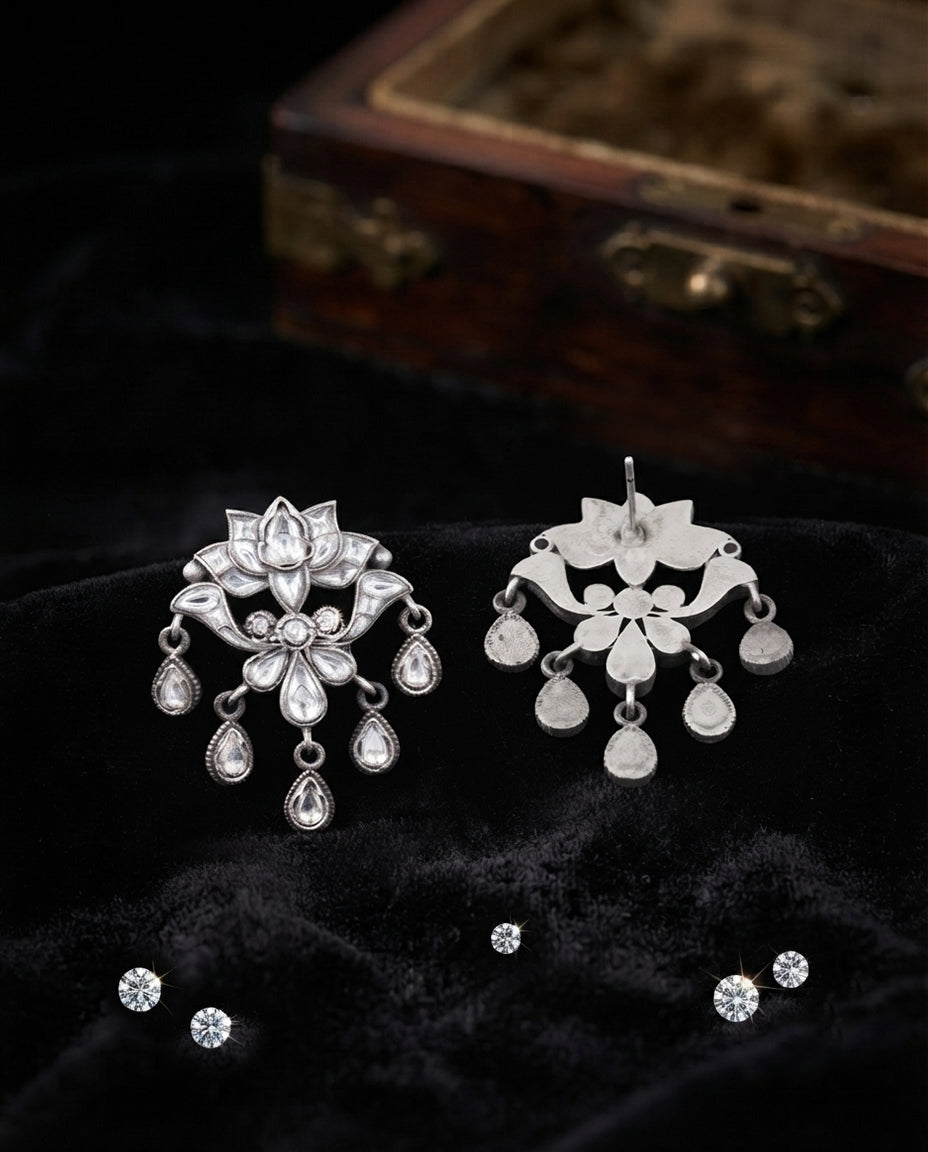 Ornate Elegance Kundan Earrings