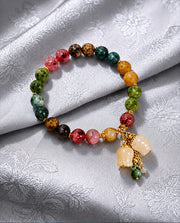 Multicolor Crystal Flower Wholesale Bracelets