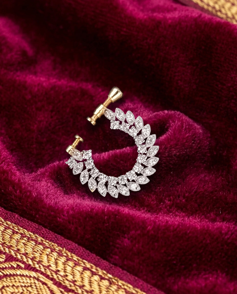 Dazzling Diamond Nose Ring