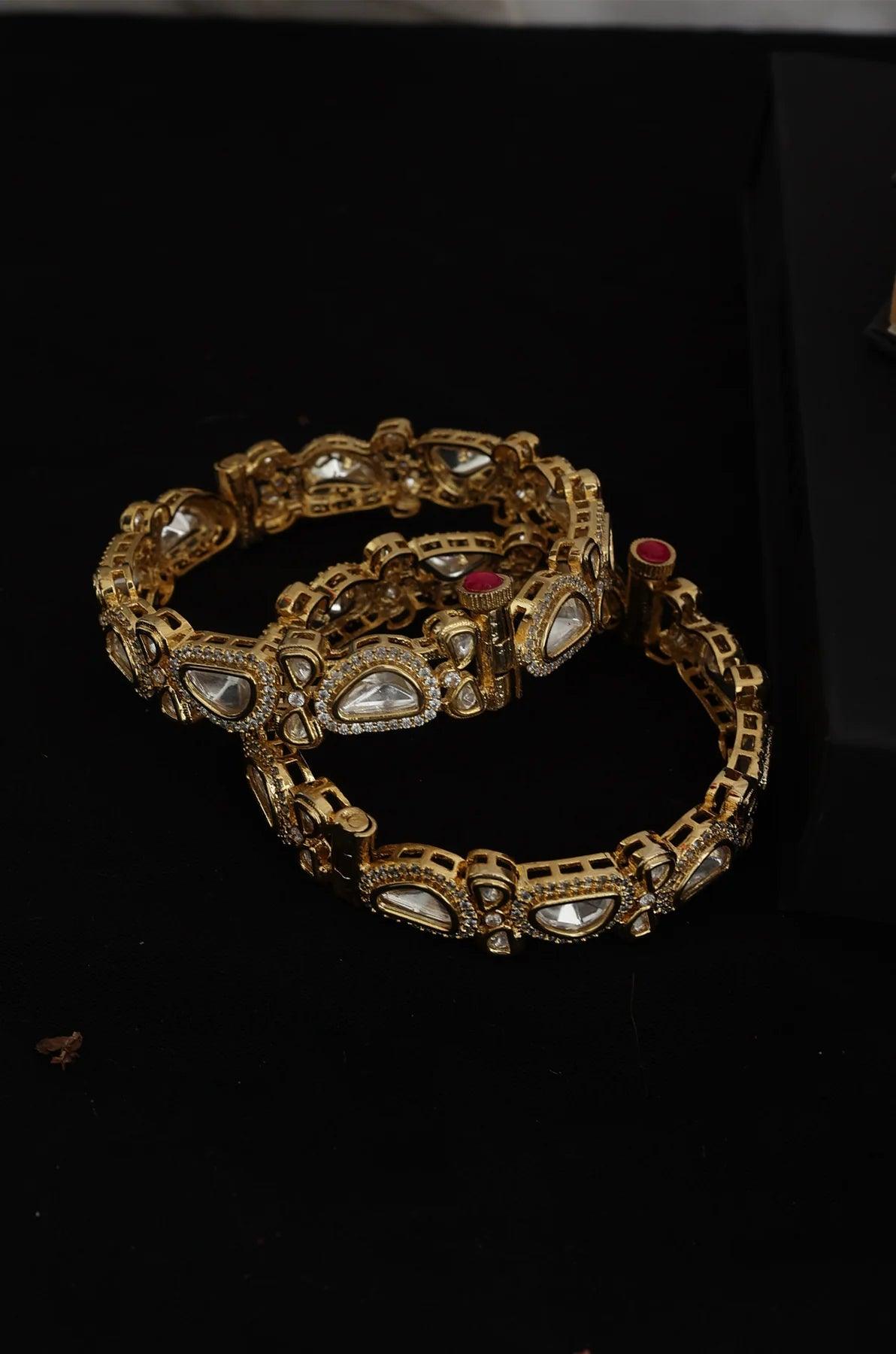 Exquisite Intricacy Statement Bangles - Dyulokha
