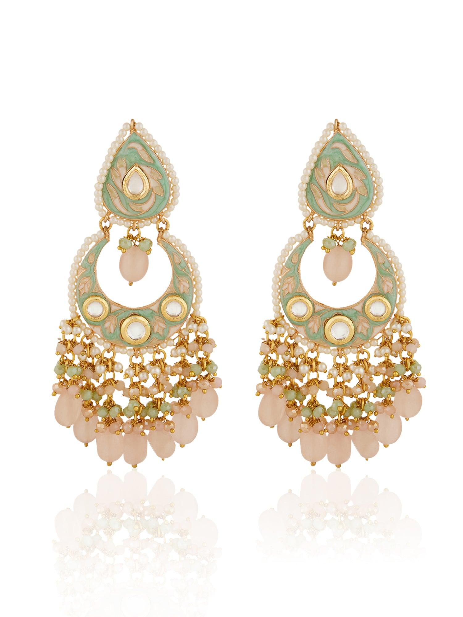 Heritage Elegant Chandbalis Earrings - Dyulokha
